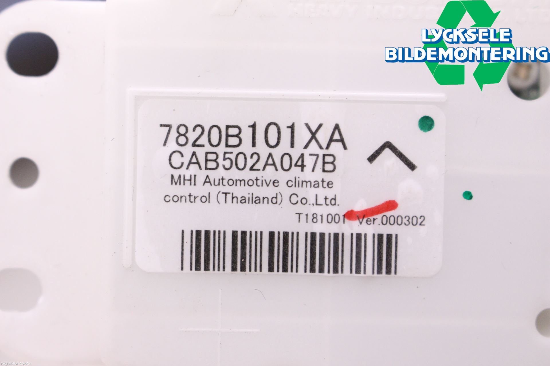 Mitsubishi OUTLANDER 13-21 Ac Styrenhet Ac Manöveren