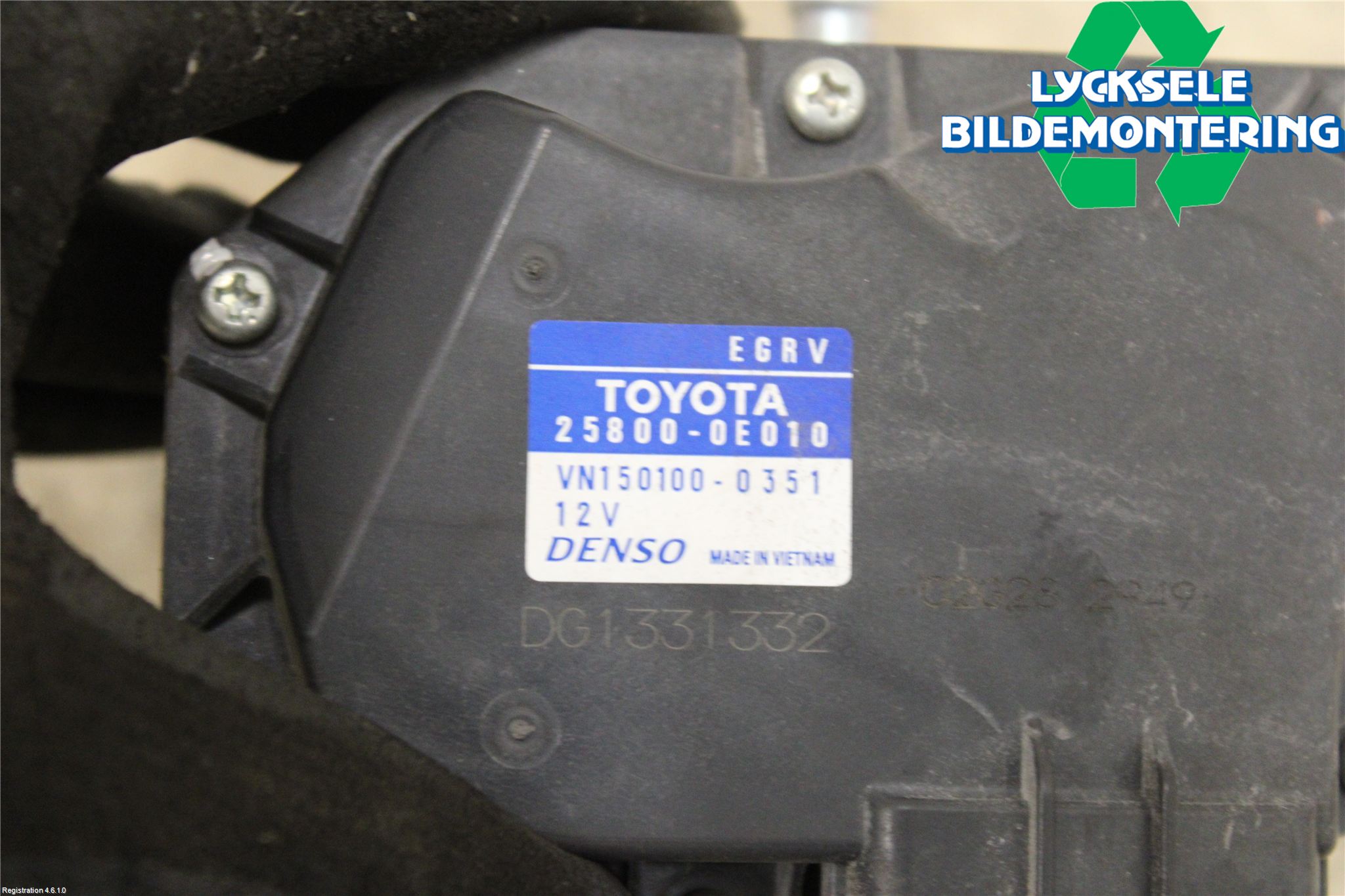 Toyota HILUX 16- Egr Ventil