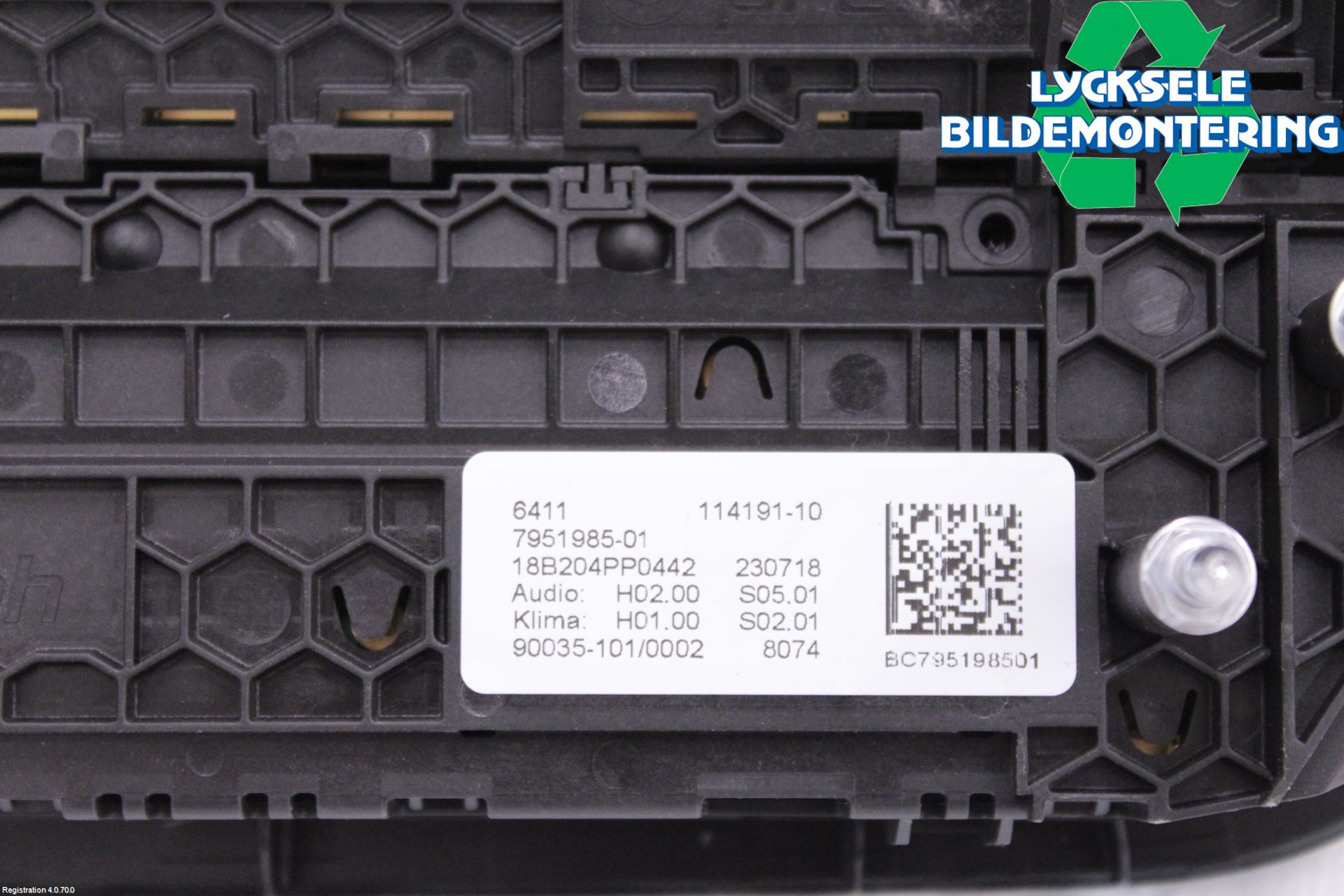 BMW X3 G01 18- Ac Styrenhet Ac Manöveren