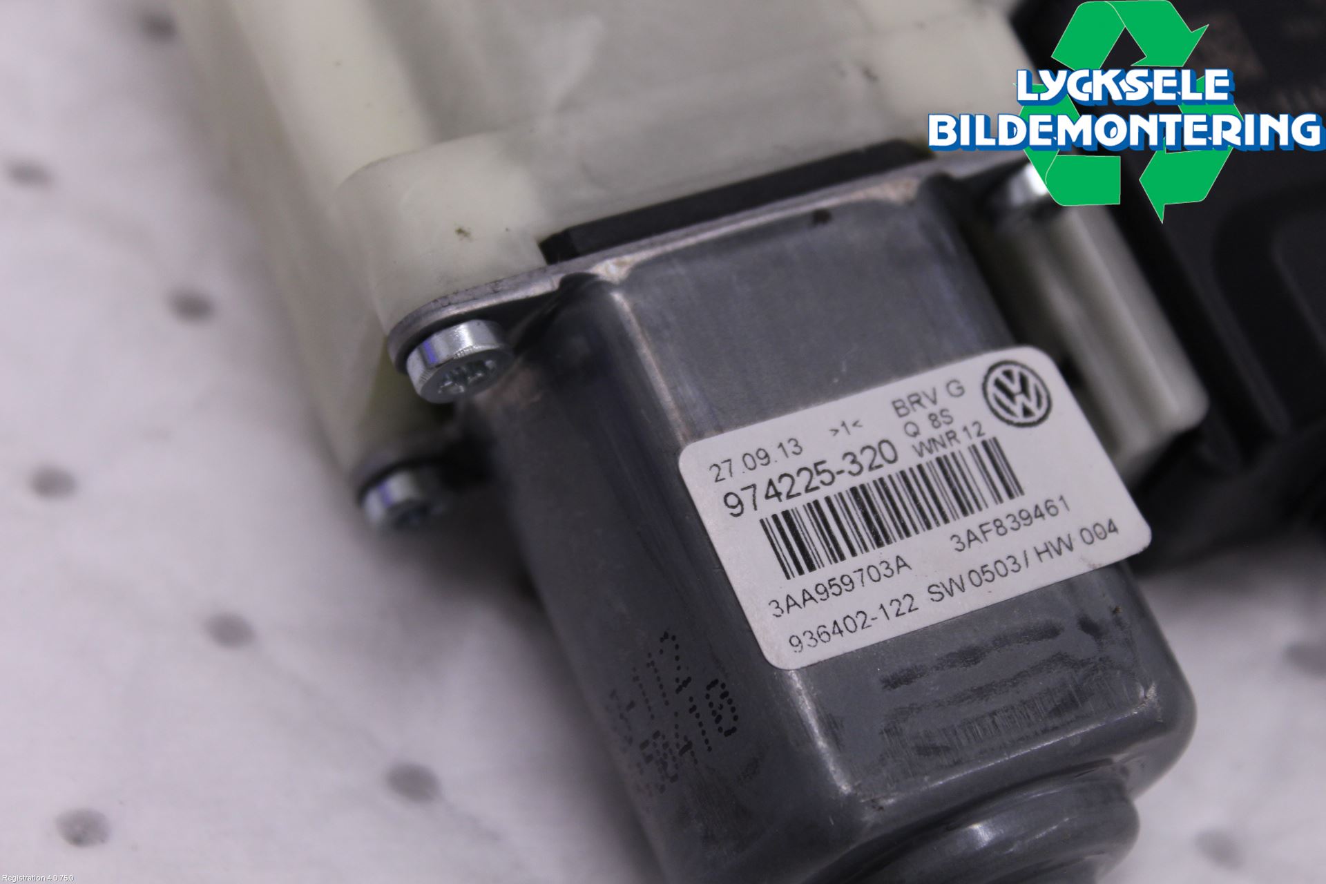 Volkswagen VW PASSAT 15-19 Fönsterhissmotor