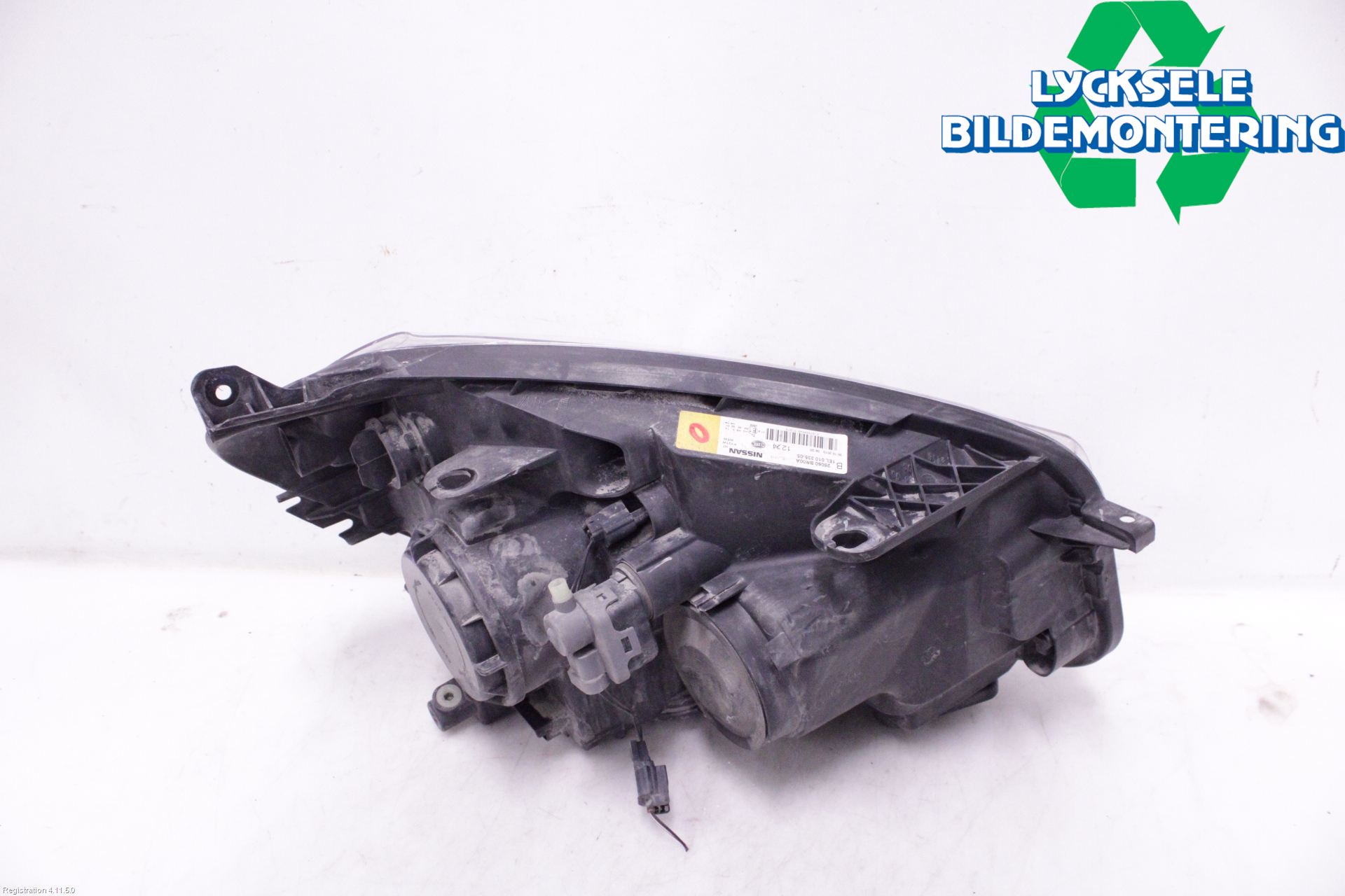 Nissan QASHQAI 10-14 Strålkastare Vänster