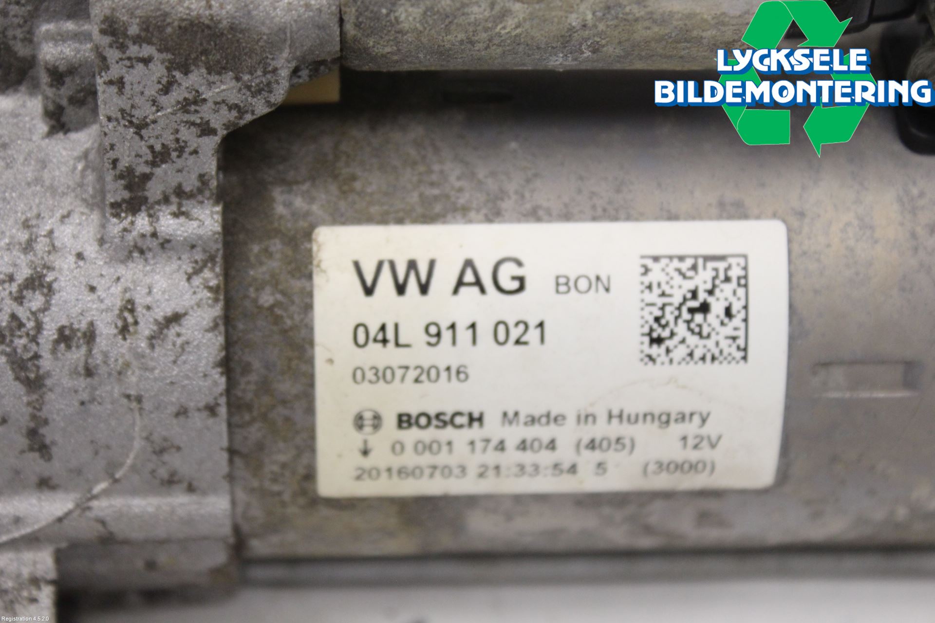 Audi Q5 09-16 Startmotor Diesel