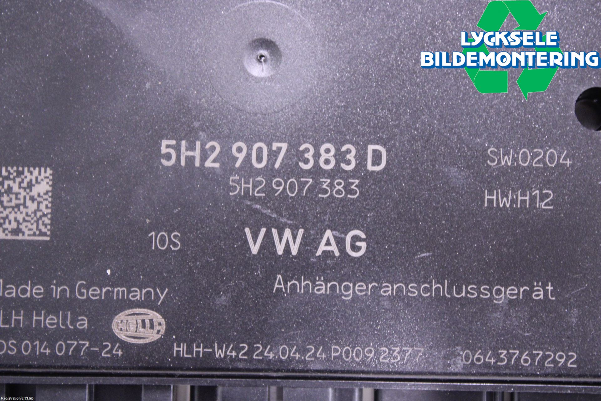 Volkswagen VW GOLF / E-GOLF VIII 20- Styrenhet Dragkrok