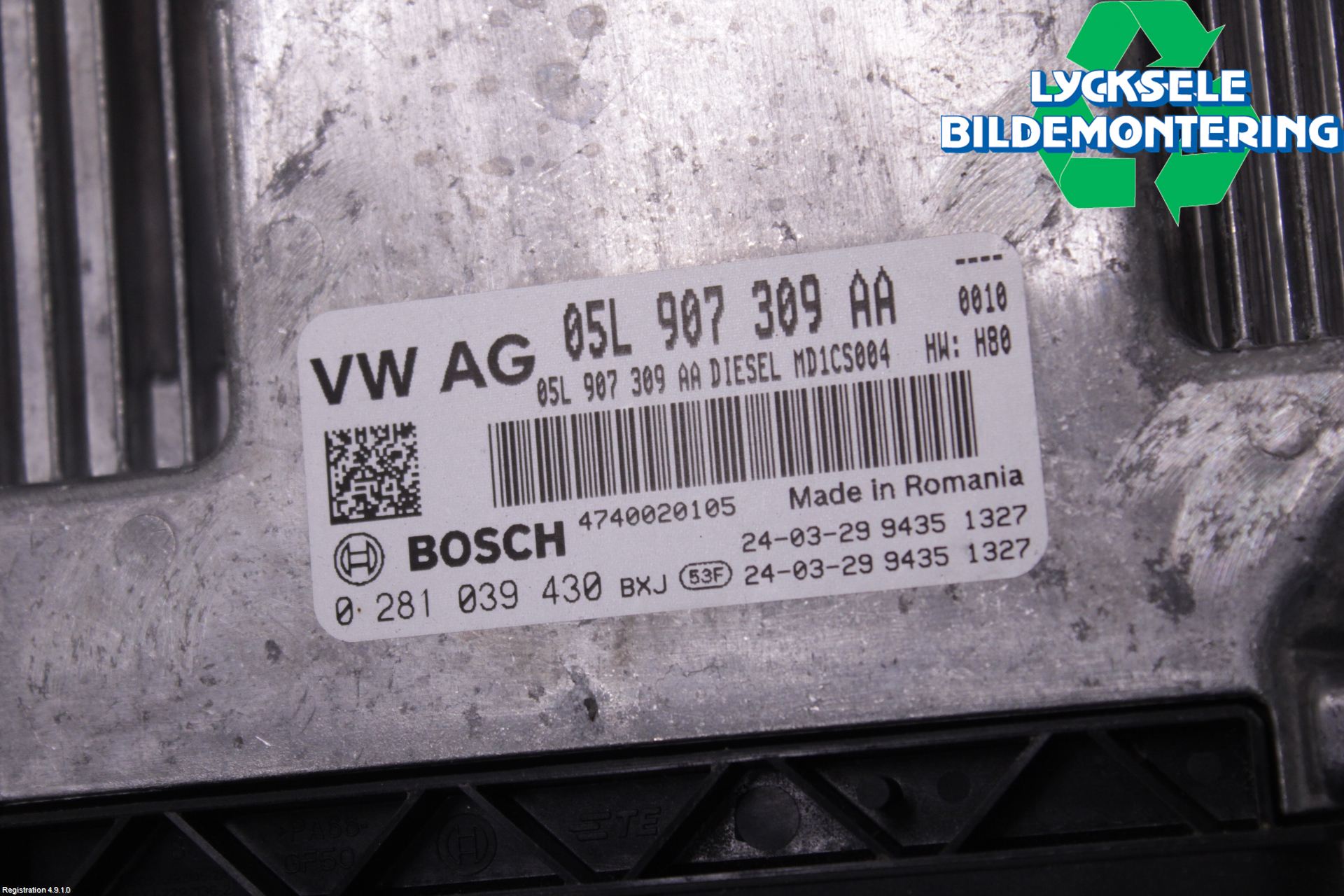 Volkswagen VW CADDY 21- Styrenhet Inspump Diesel