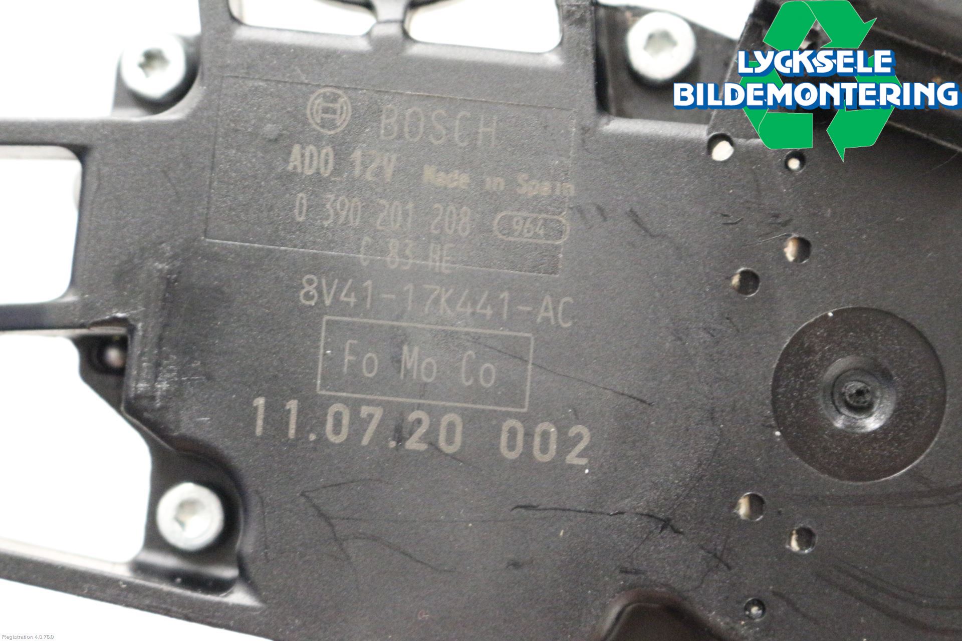Ford KUGA 08-12 Torkarmotor Baklucka