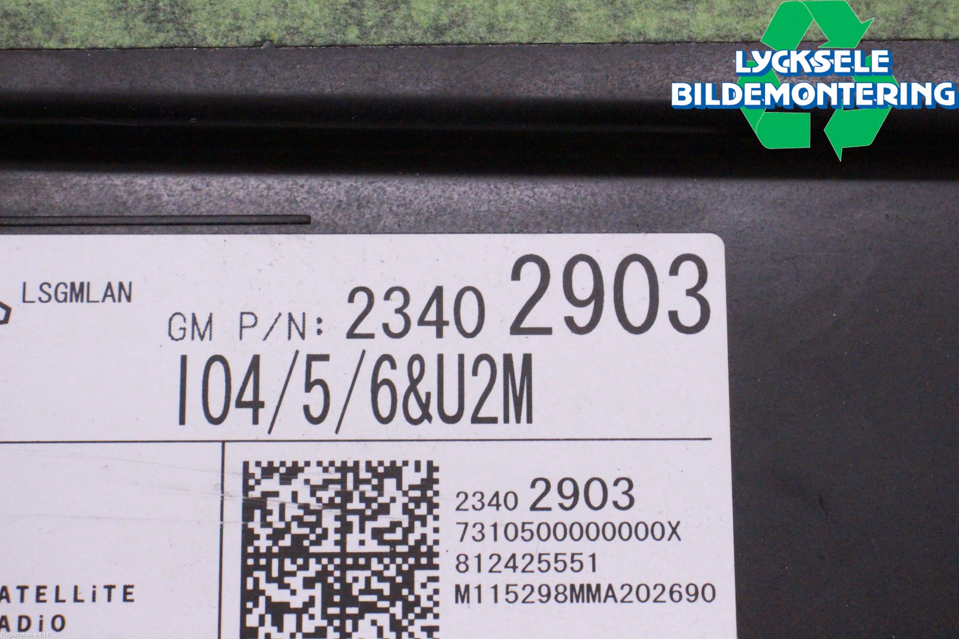 Chevrolet SILVERADO PICKUP Radio-Stereo Förstärkare