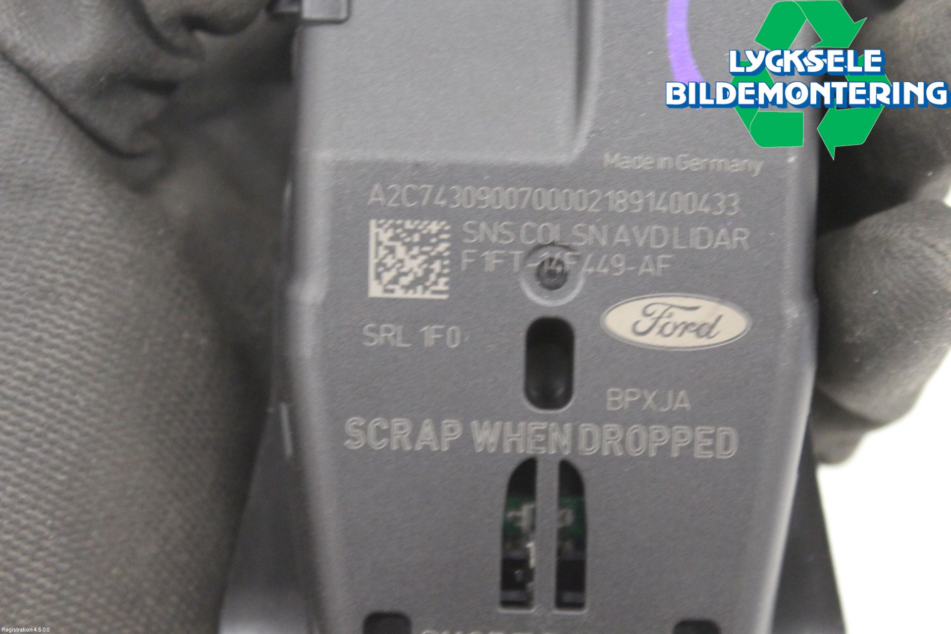 Ford KUGA 17-19 Sensor Aktivt Kollisionsskydd