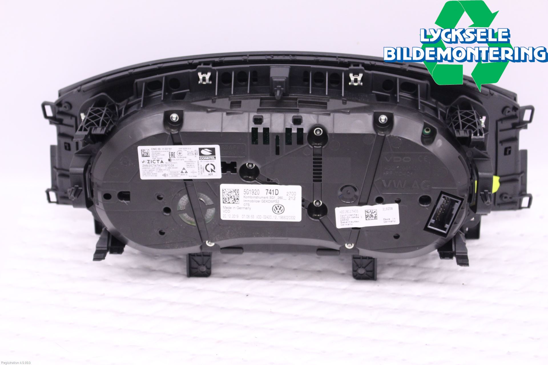 Volkswagen VW GOLF / E-GOLF VII 13-20 Instrument Komb