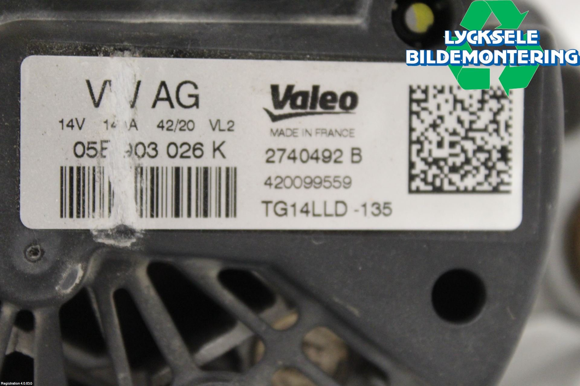 Skoda FABIA 15-21 Generator