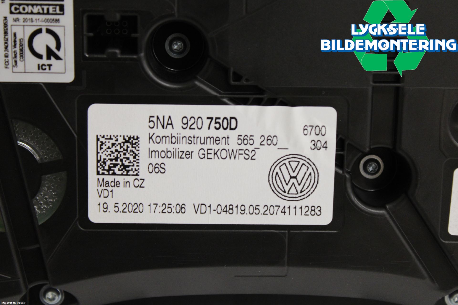 Volkswagen VW TIGUAN 16-24 Instrument Komb
