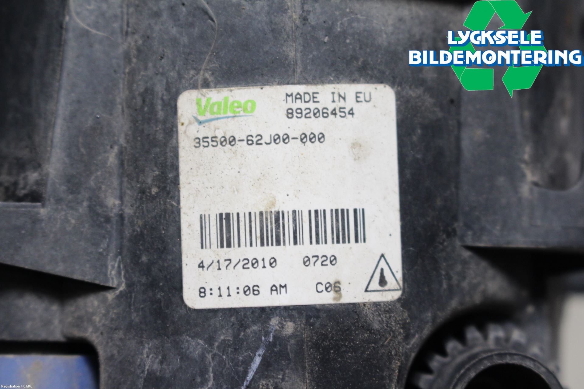 Suzuki SX4 10-13 Dimljus-Varselljus Fram
