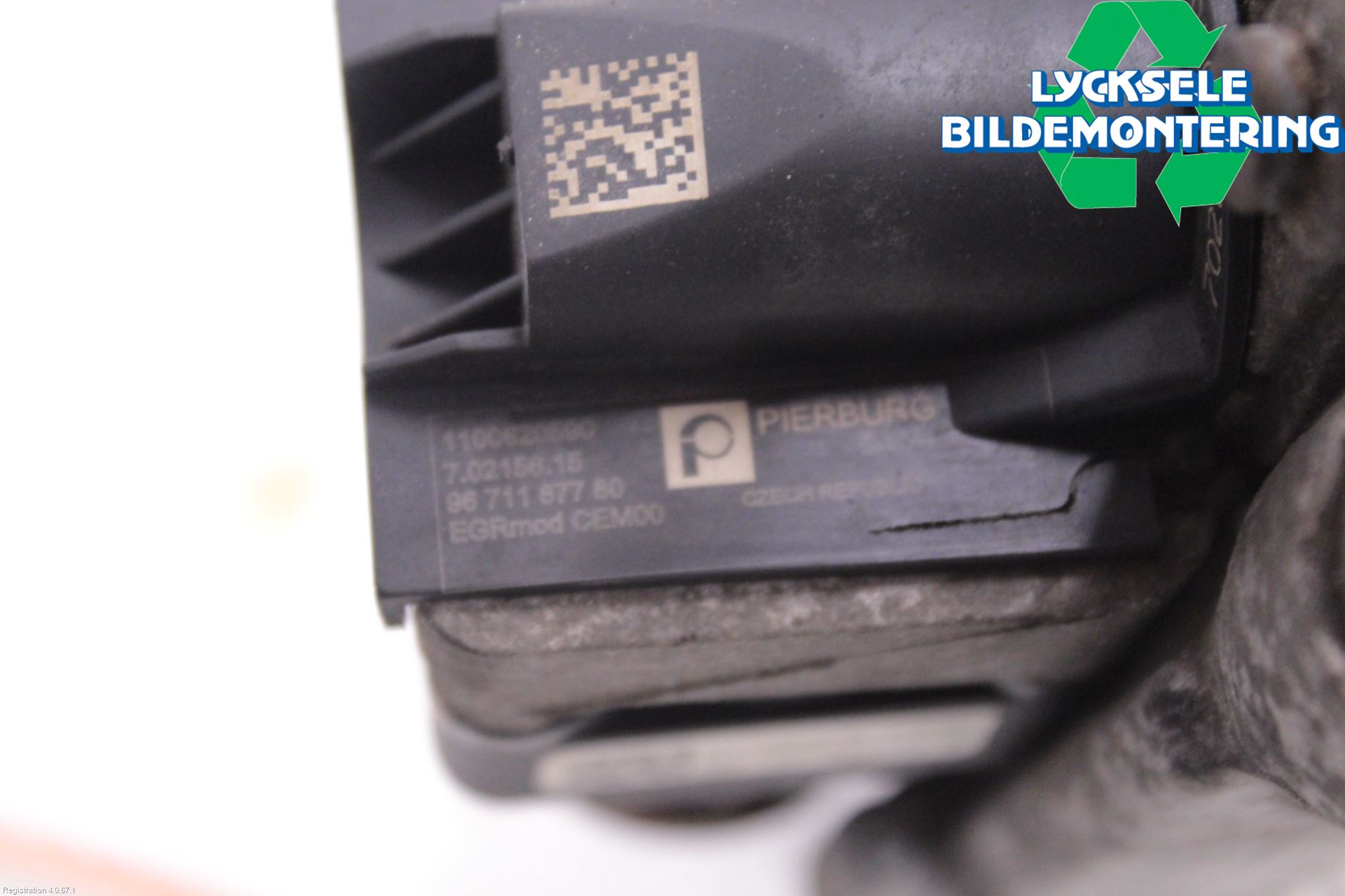 Ford FIESTA 09-12 Egr Ventil