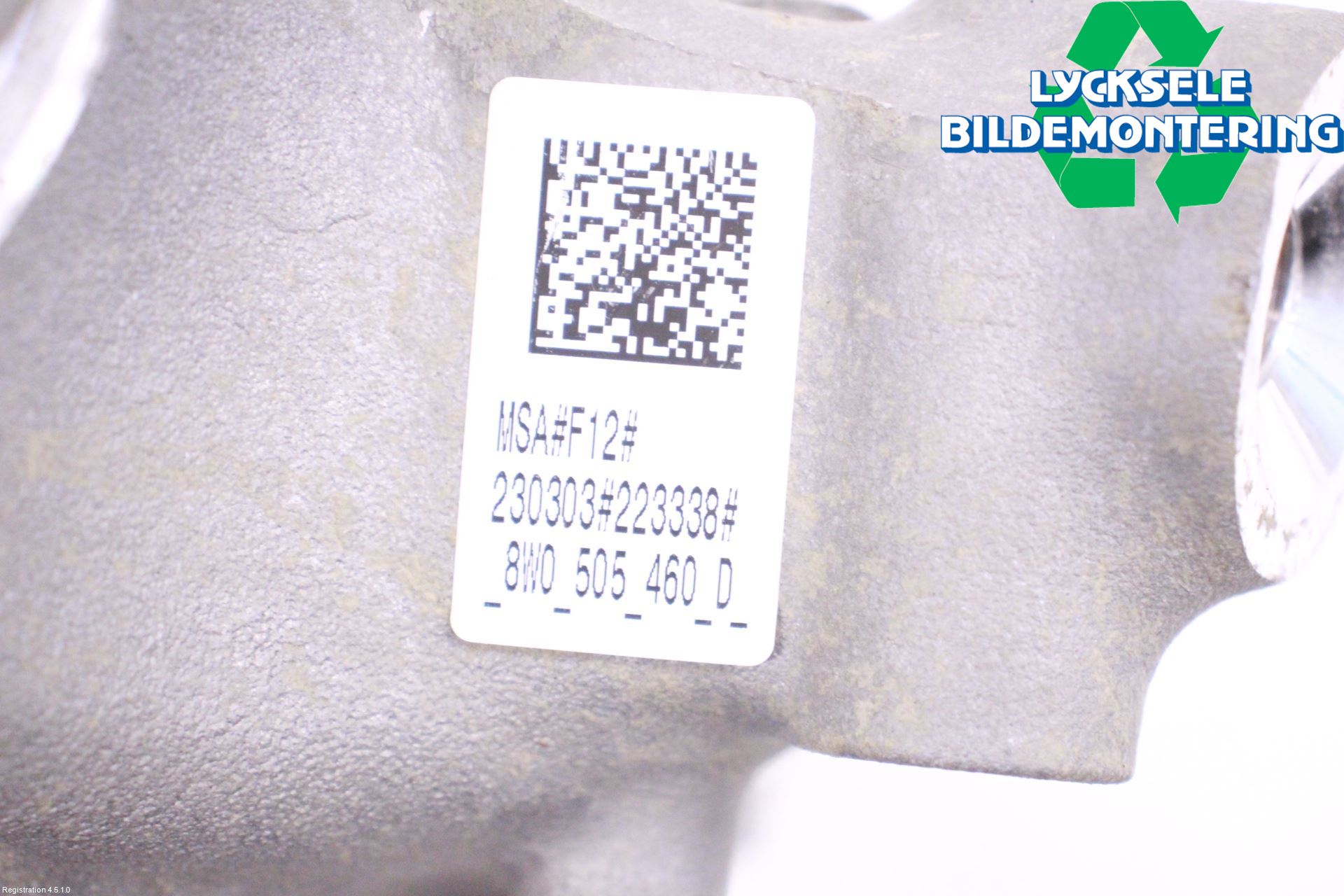 Audi A4/S4 B9 20- Hjullagerhus-Spindel Hö B