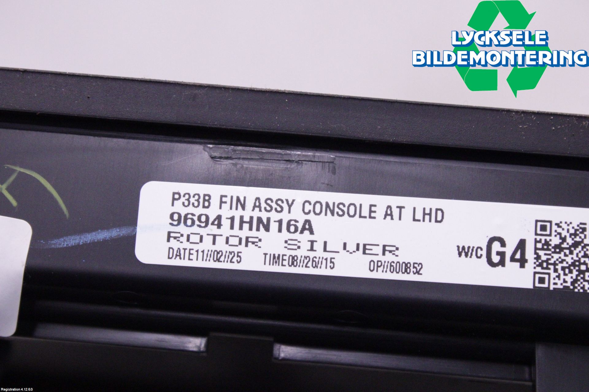 Nissan QASHQAI 21- Inredning Sarg Växelspak