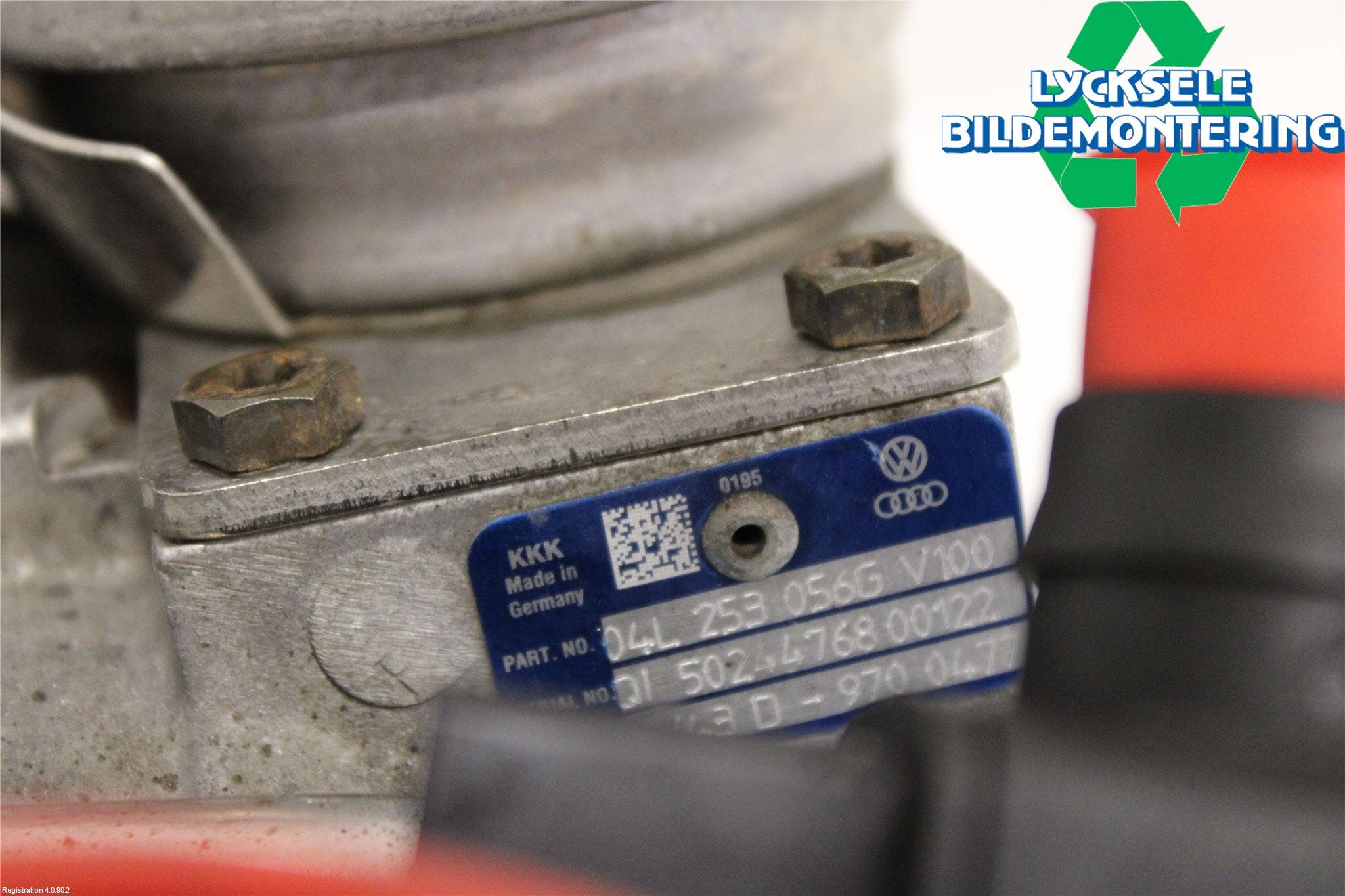 Volkswagen VW PASSAT 15-19 Turboaggregat