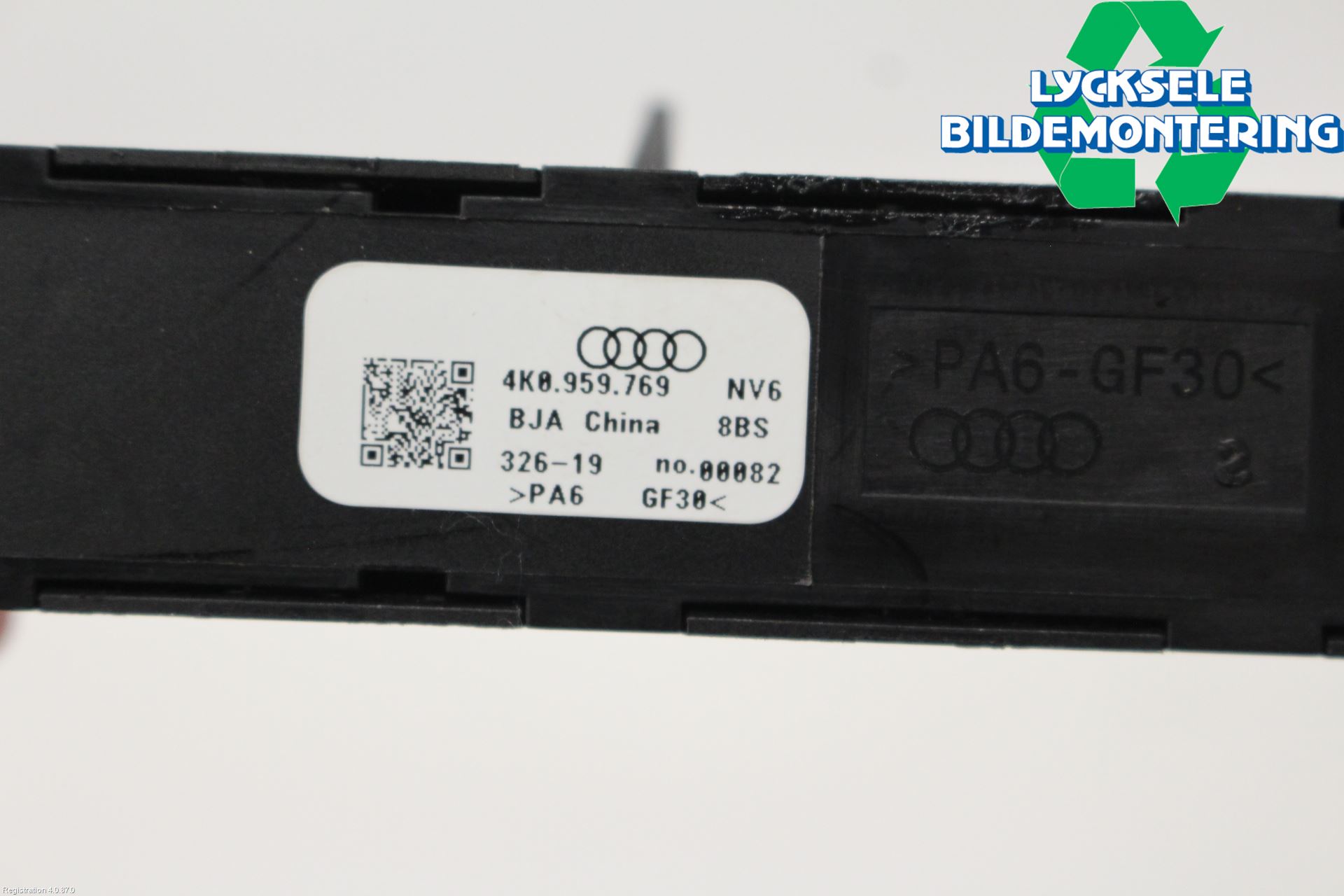 Audi E-TRON, S GE 19- Strömställare Stolregler