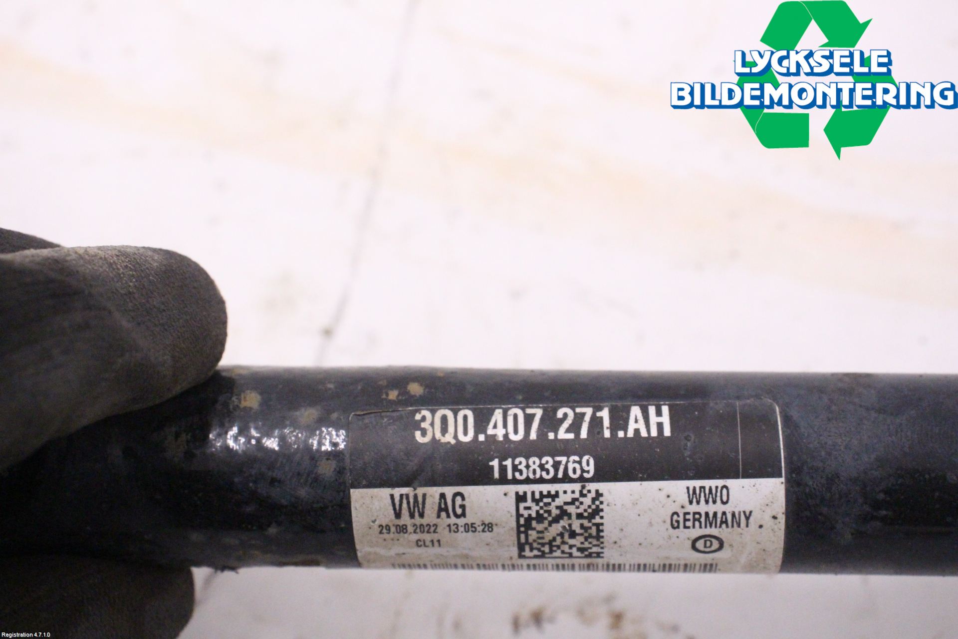 Volkswagen VW CADDY 21- Drivaxel Fram Vänster