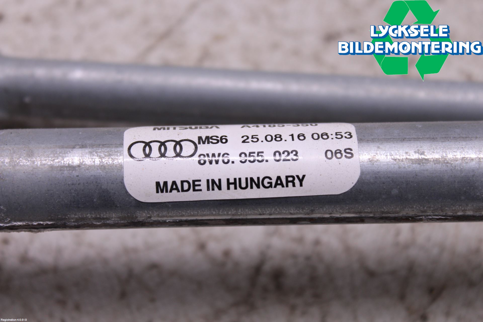 Audi A5 17- Torkarmotor Vindruta