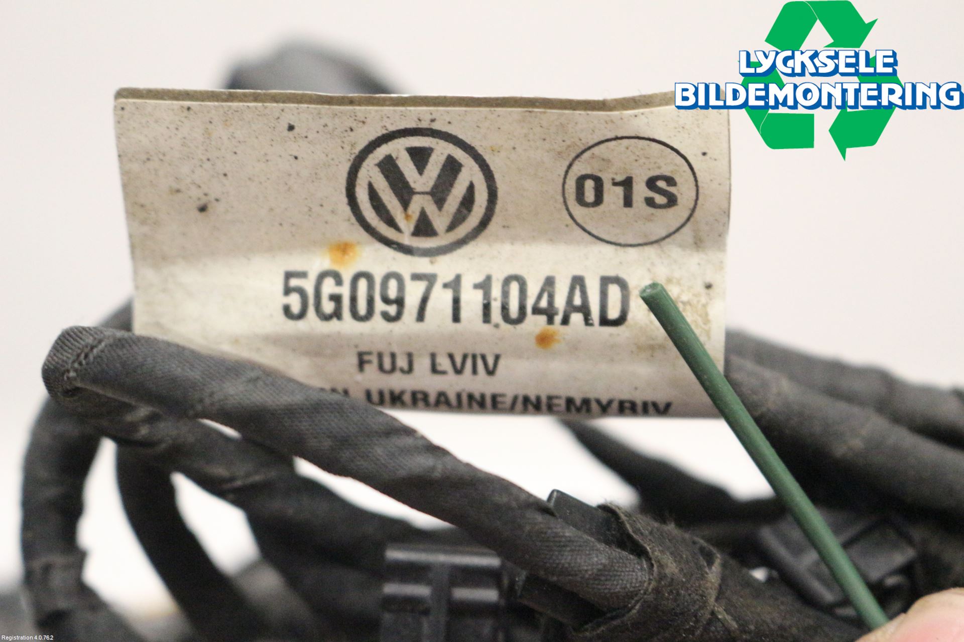 Volkswagen VW GOLF / E-GOLF VII 13-20 Parkeringshjälp Backsensor