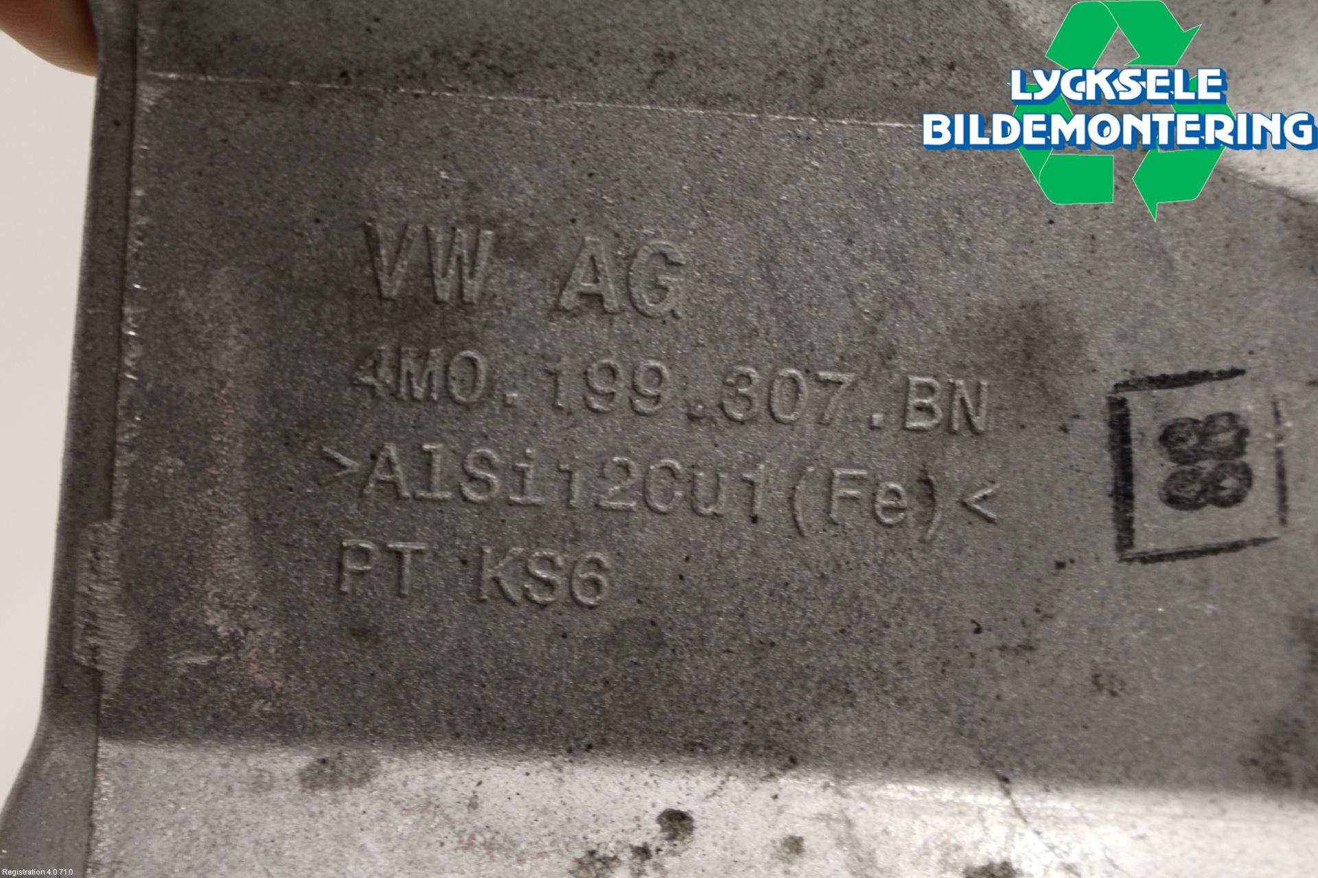 Audi A7 Sportback 4K 18- Motorfäste