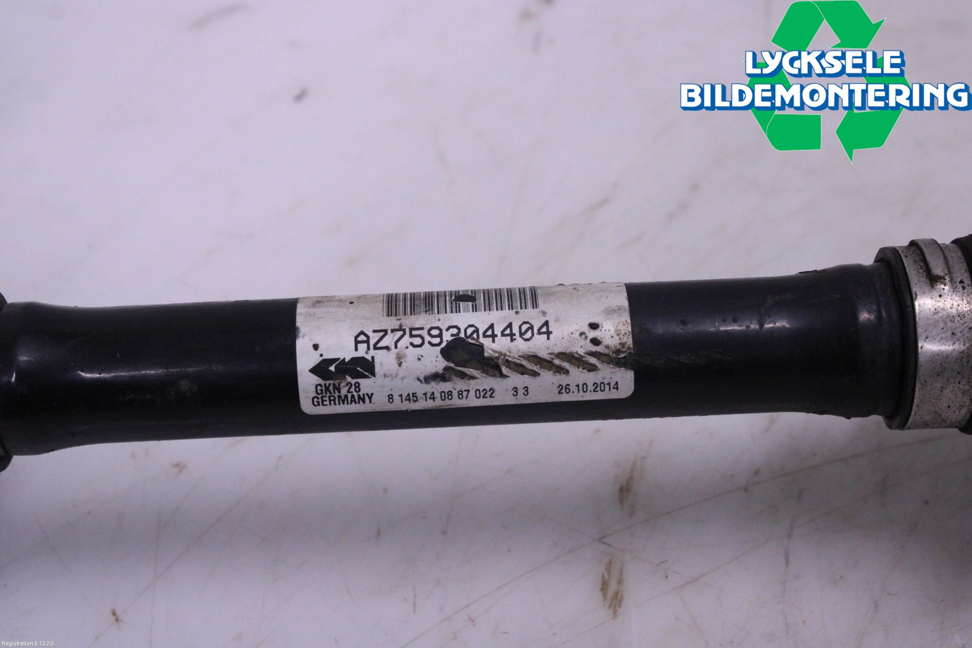 BMW 5 F10/F11/F18 09-17 Drivaxel Fram Höger