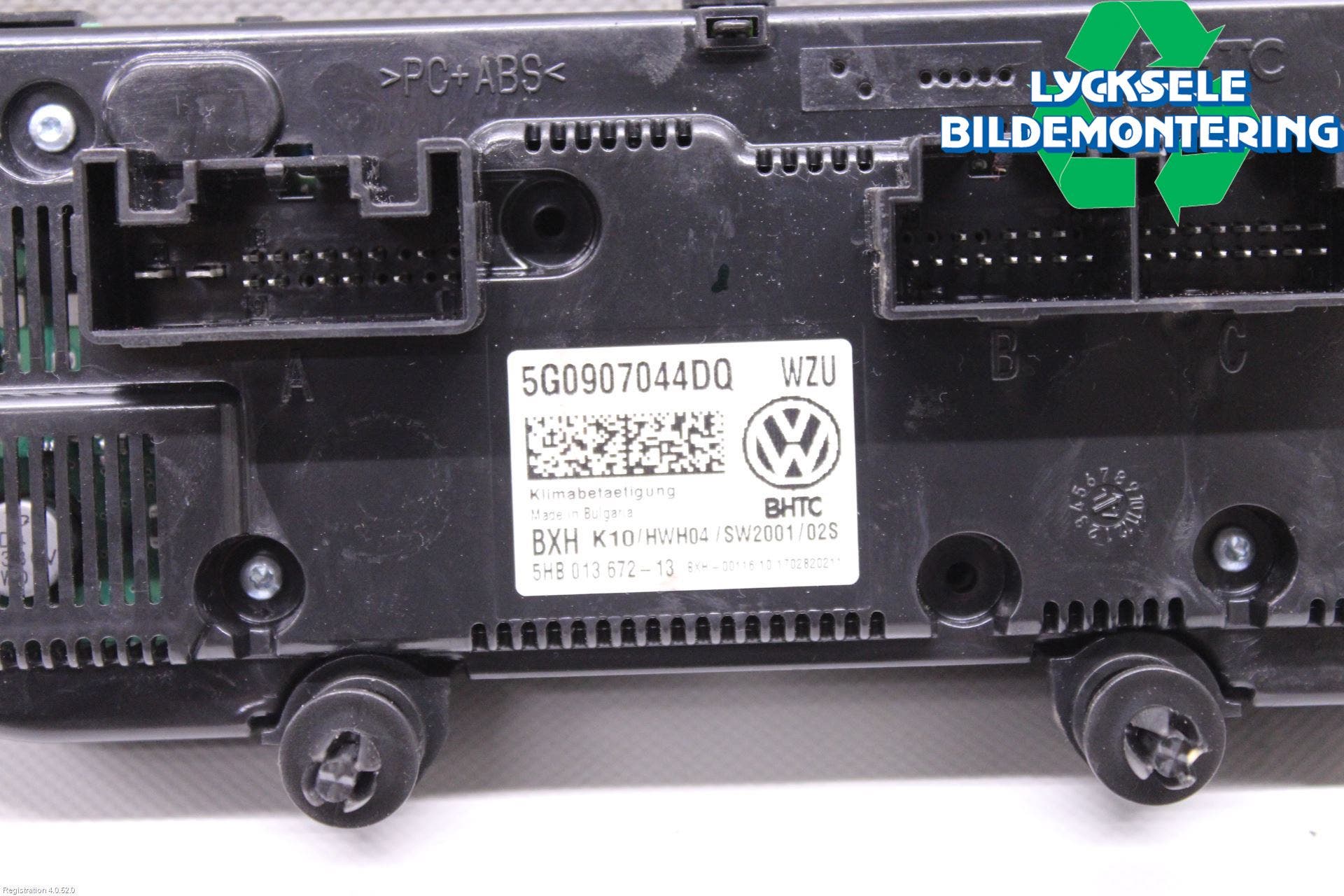 Volkswagen VW PASSAT 15-19 Ac Styrenhet Ac Manöveren