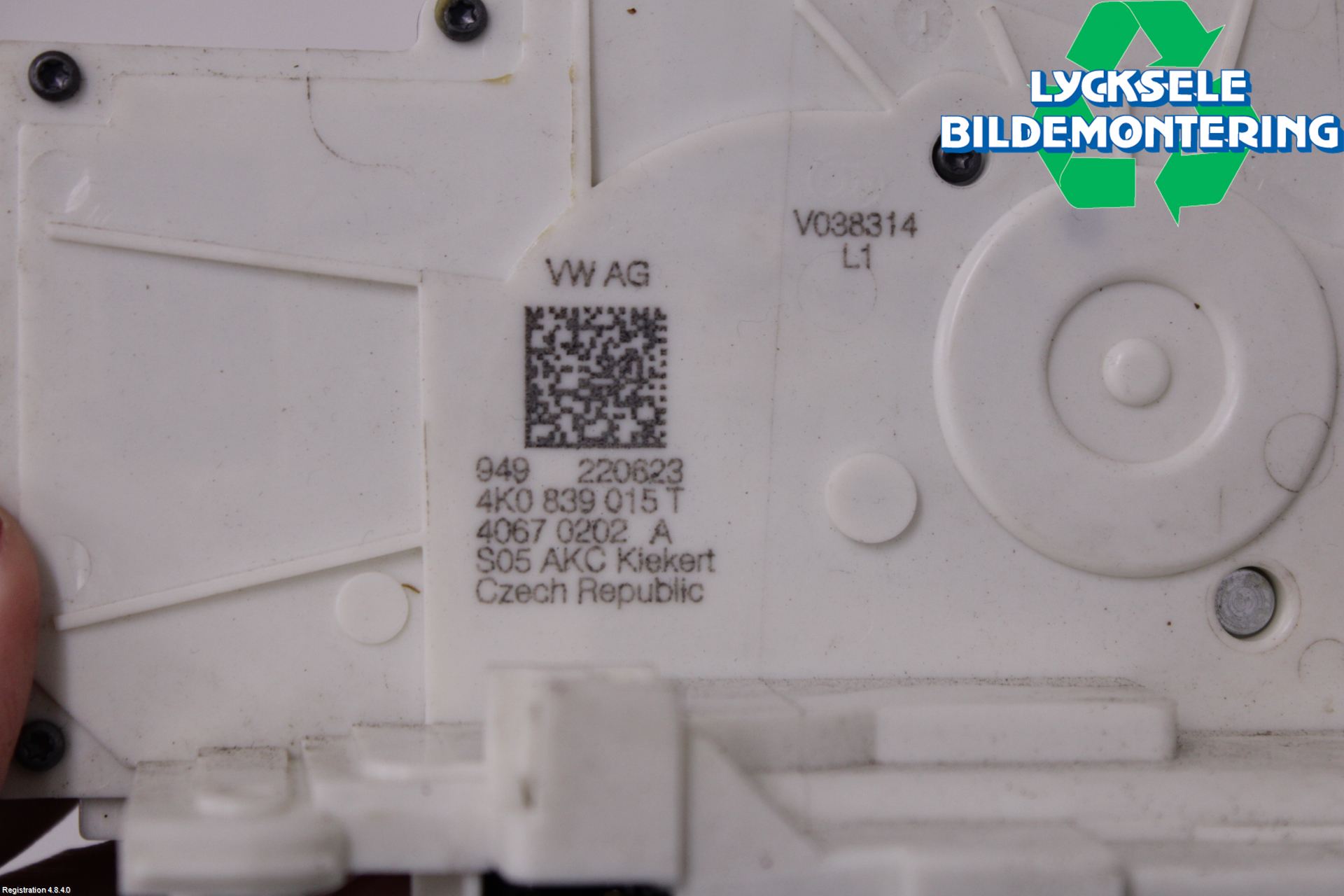 Volkswagen VW ID.4 21- Låskista-Dörrlås