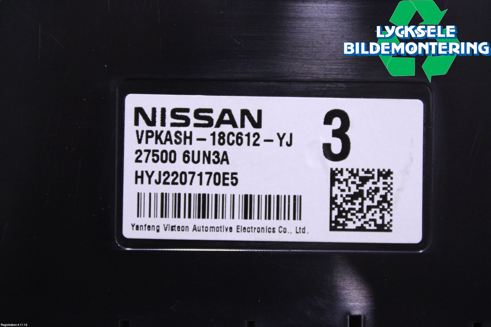 Nissan QASHQAI 21- Ac Styrenhet Ac Manöveren