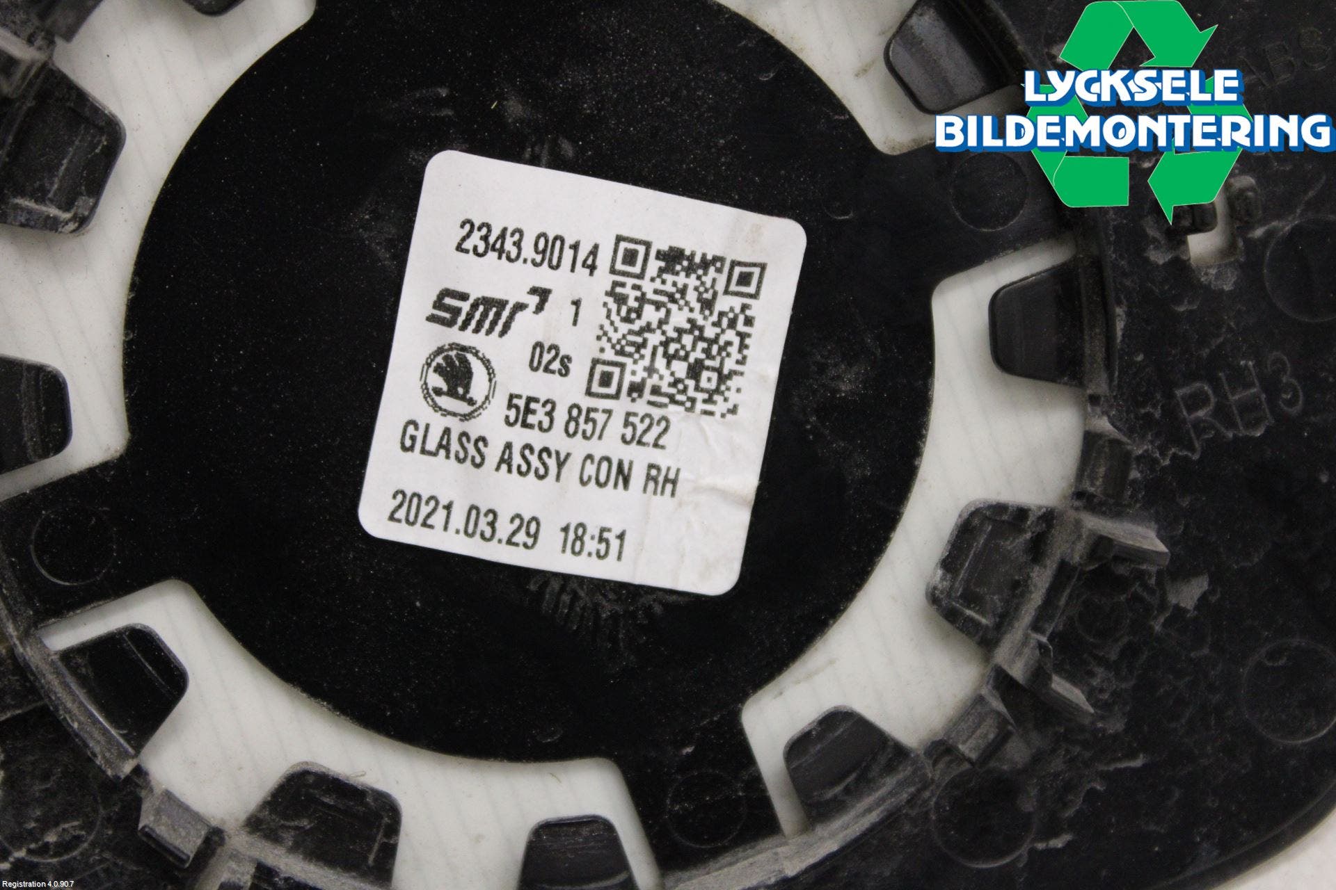 Skoda OCTAVIA (NX) 20- Spegelglas Hö