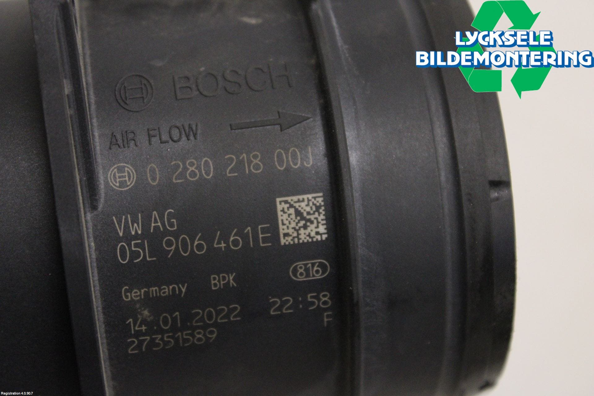 Volkswagen VW PASSAT 20-24 Injluftmassamätare