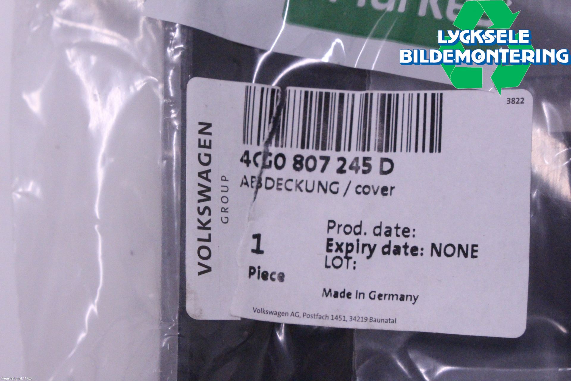 Audi A6/S6 4G 11-18 Stötfångardel Fram Vä