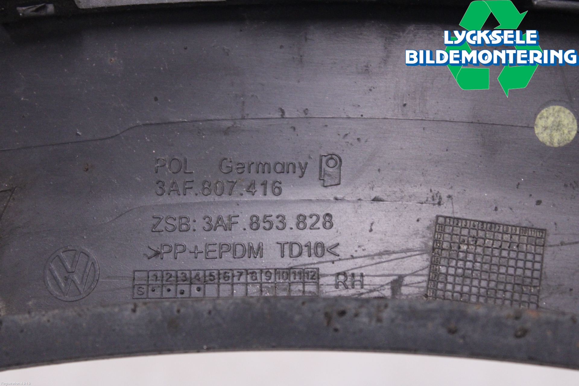 Volkswagen VW PASSAT 11-14 Skärmbreddare