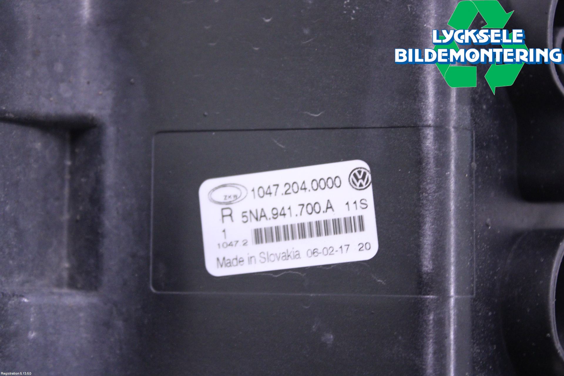 Volkswagen VW TIGUAN 16-24 Dimljus-Varselljus Fram