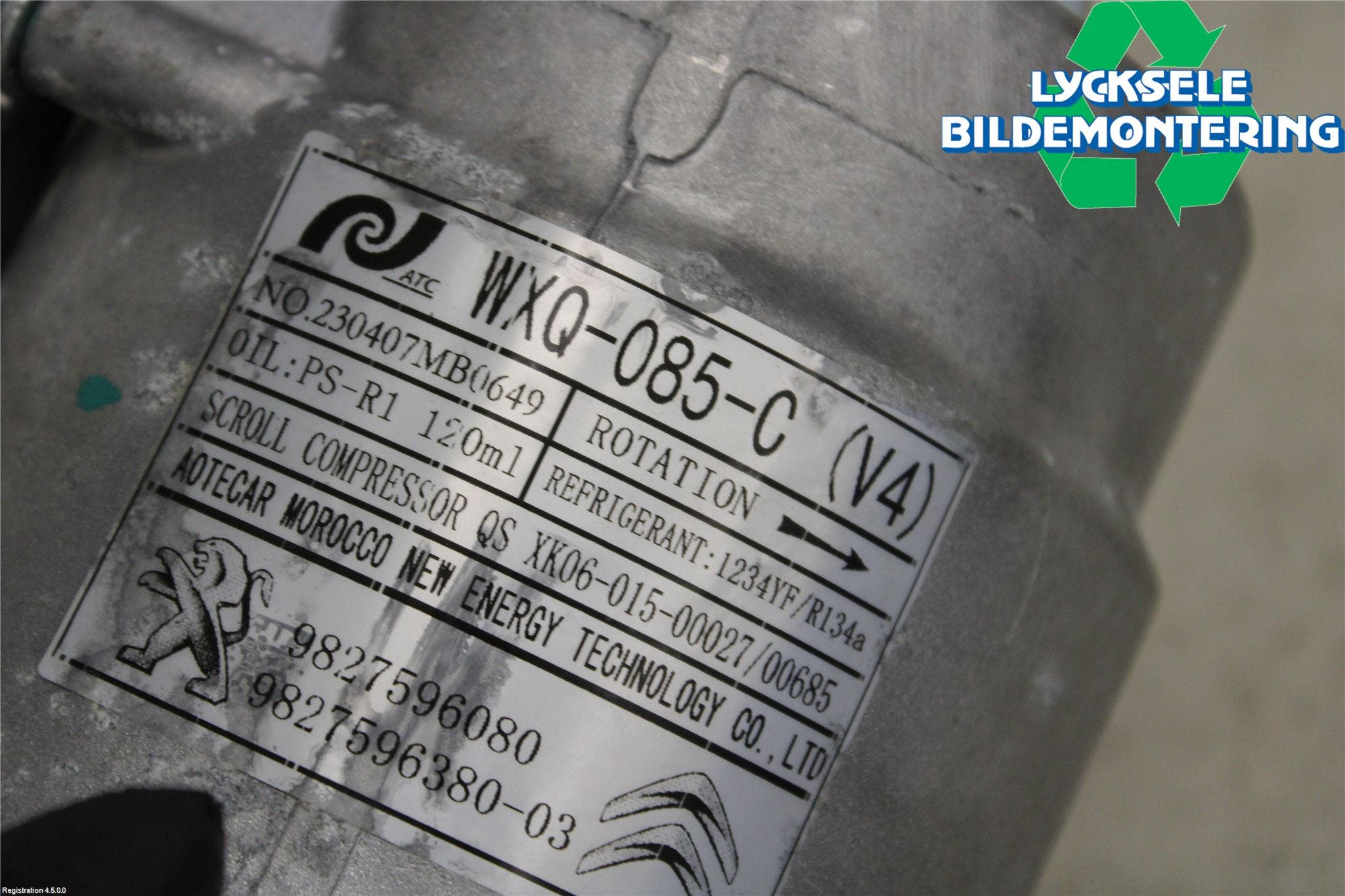 Peugeot 208/E-208 20- Ac Kompressor