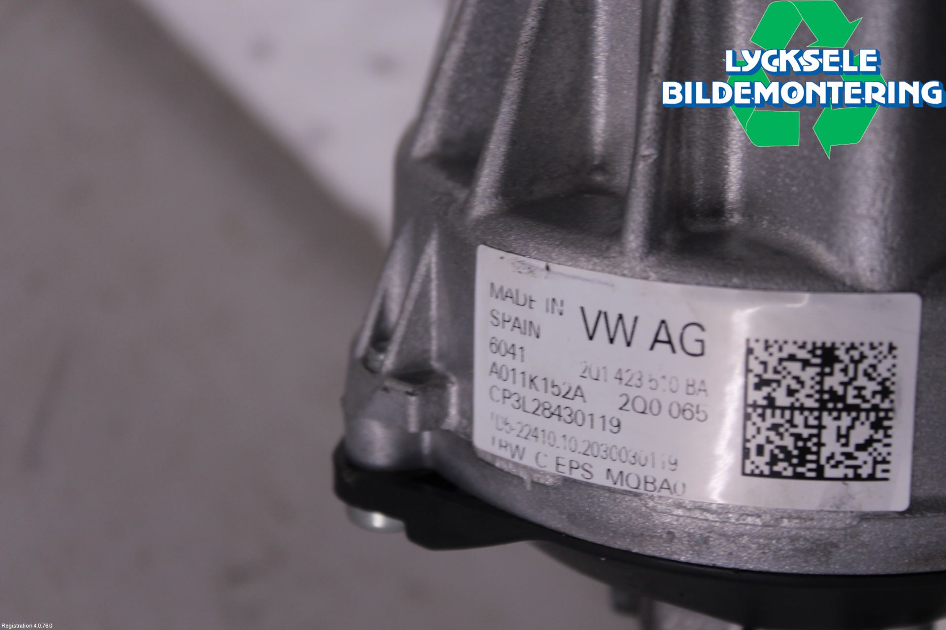 Volkswagen VW T-CROSS 19- Rattaxelagg Med Inb Servo