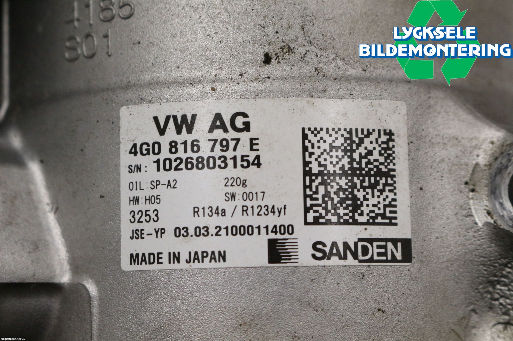 Audi A6 F2/C8 19- Ac Kompressor