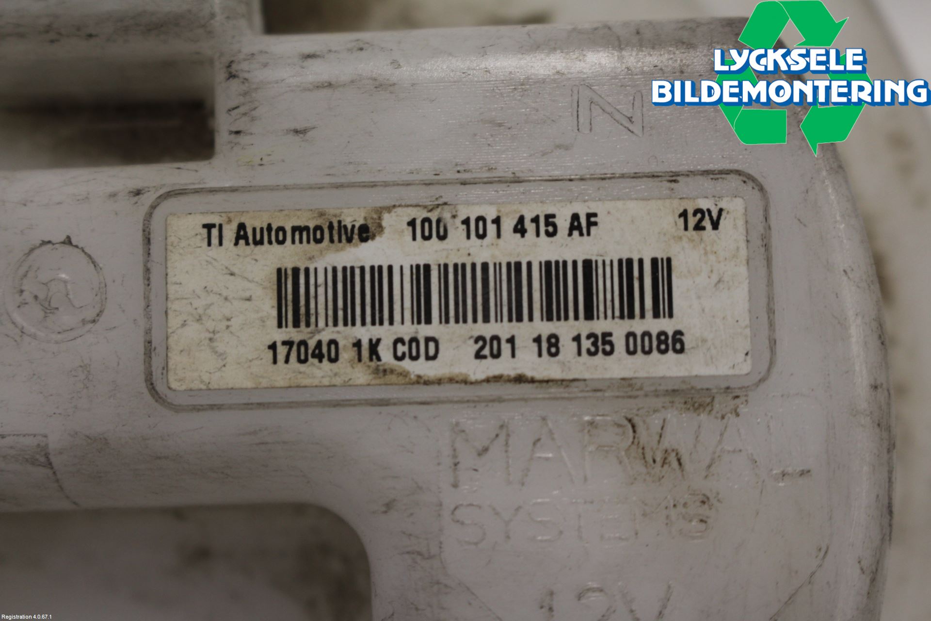 Nissan JUKE 14-19 Bränslepump El