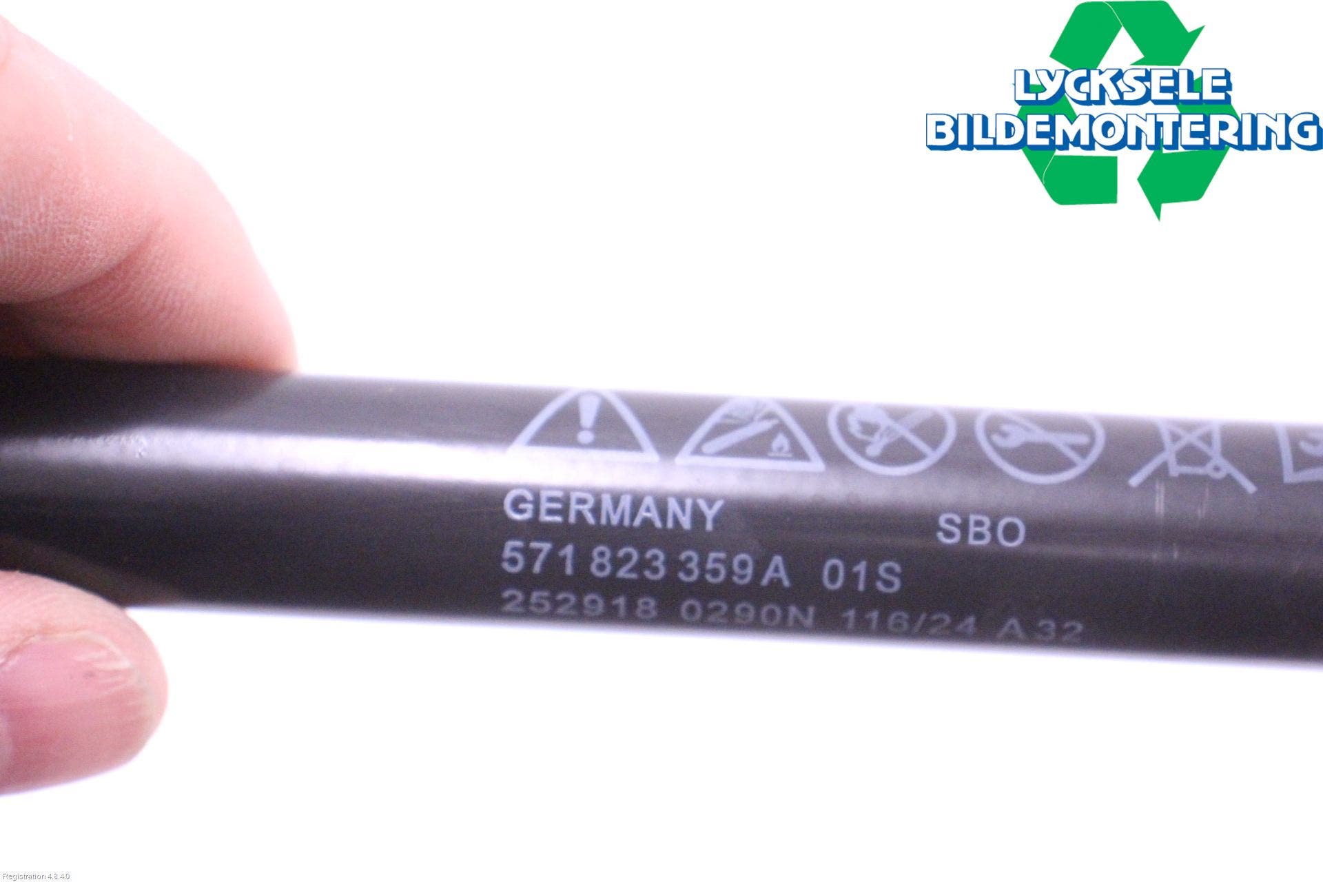 Alfa VW TIGUAN 24- Gasfjäder Motorhuv