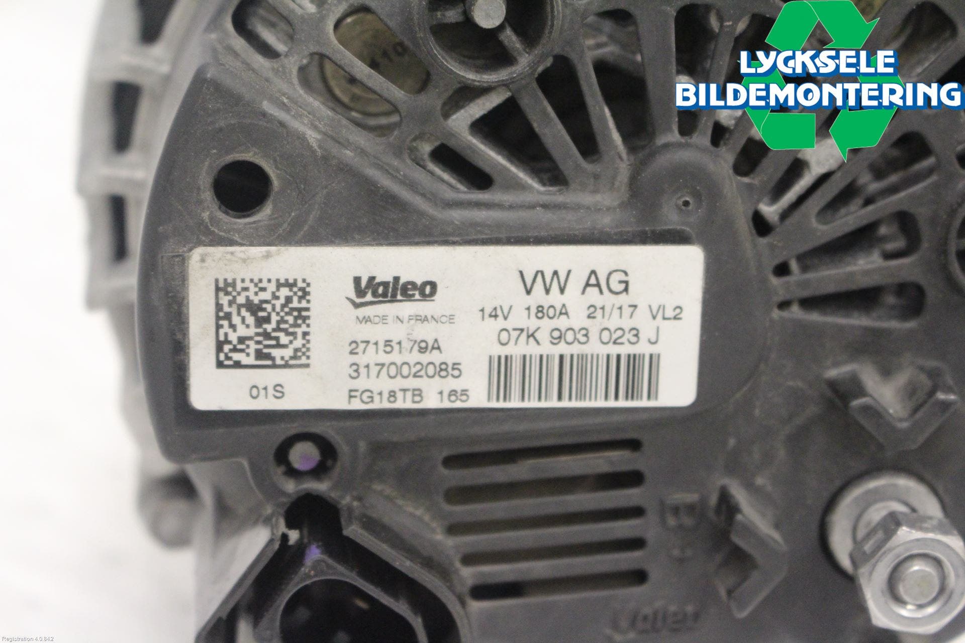 Audi A3/S3 8V 13-20 Generator