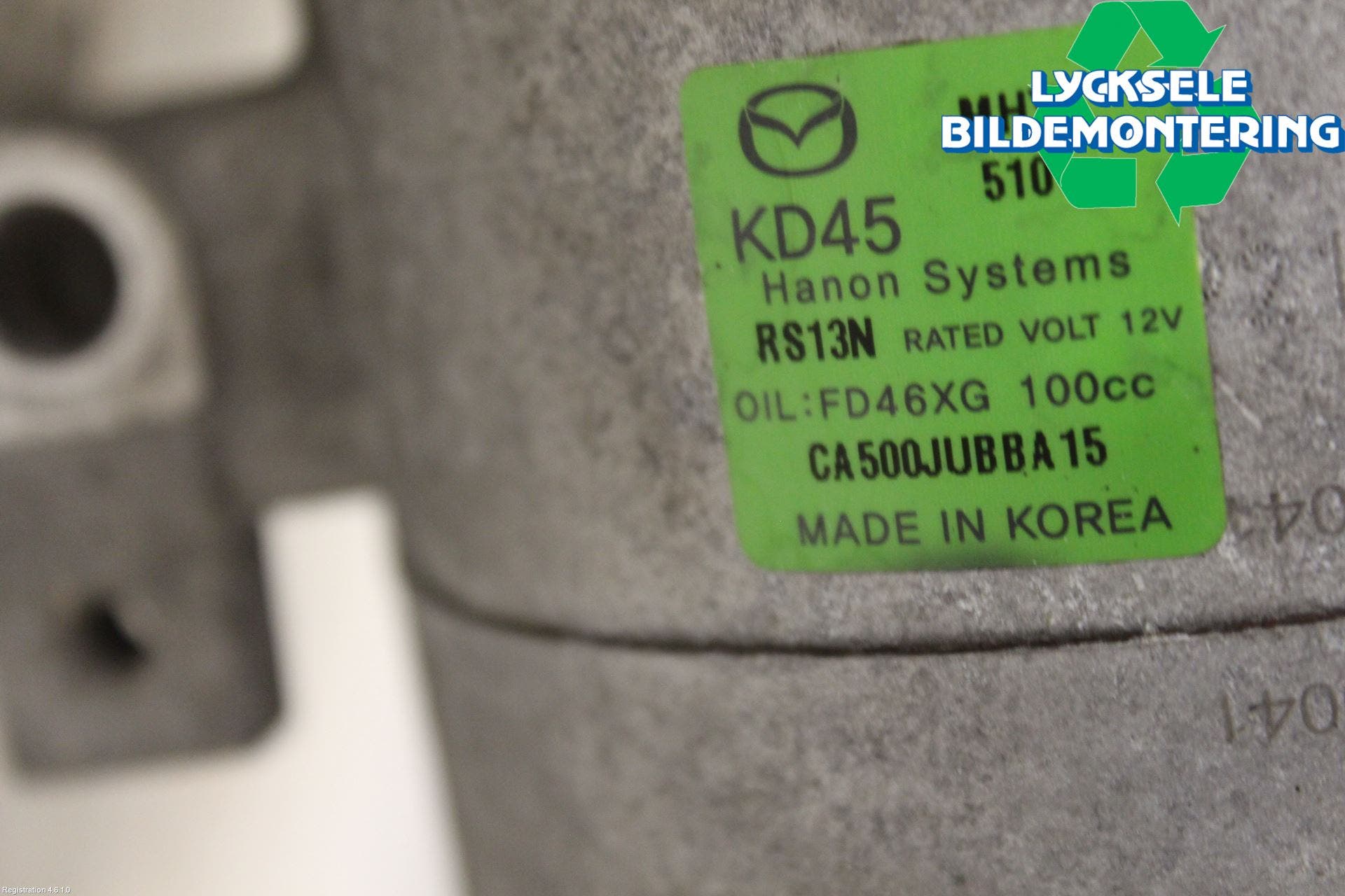 Mazda 3 III 14-19 Ac Kompressor