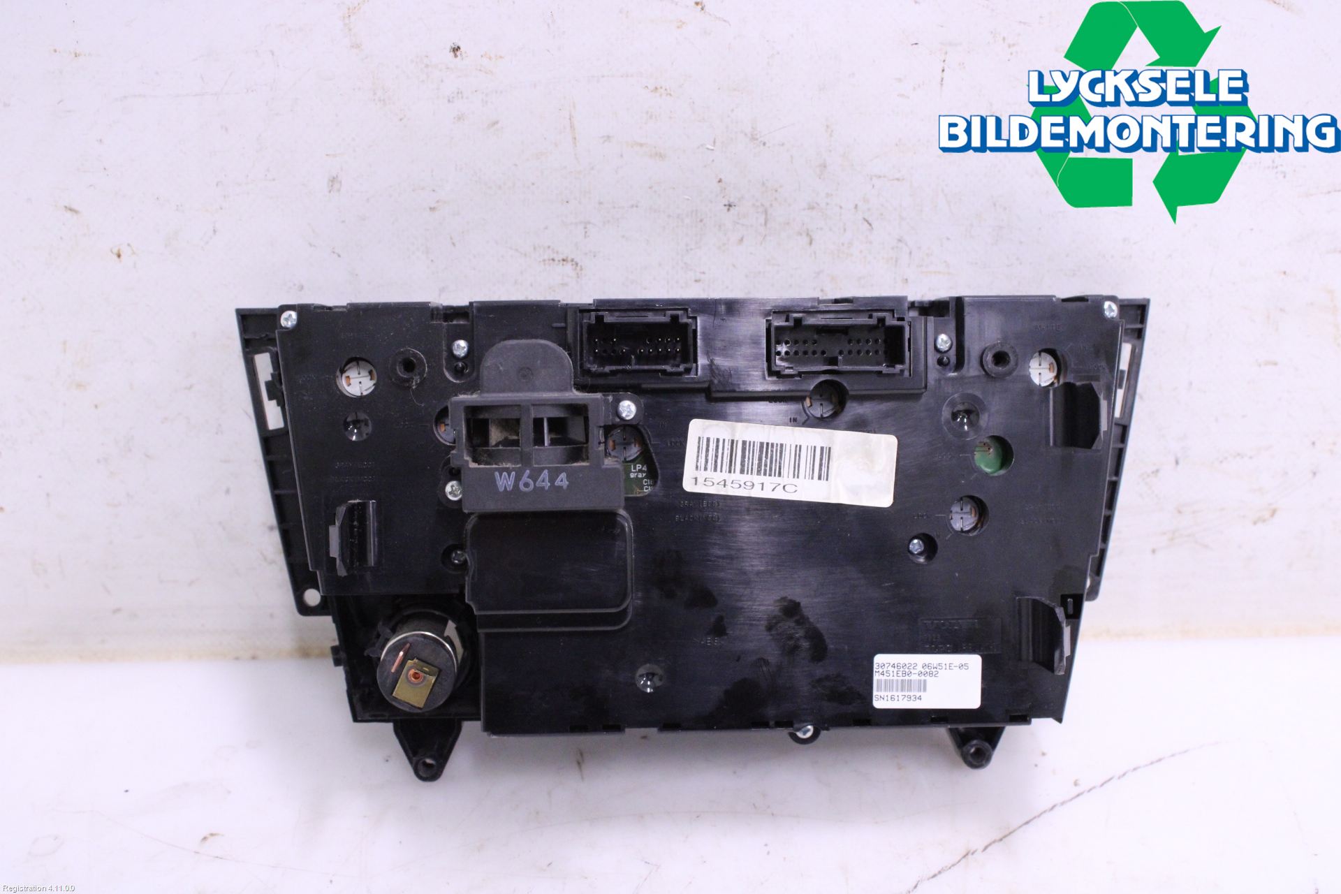 Volvo V70 05-08 Ac Styrenhet Ac Manöveren