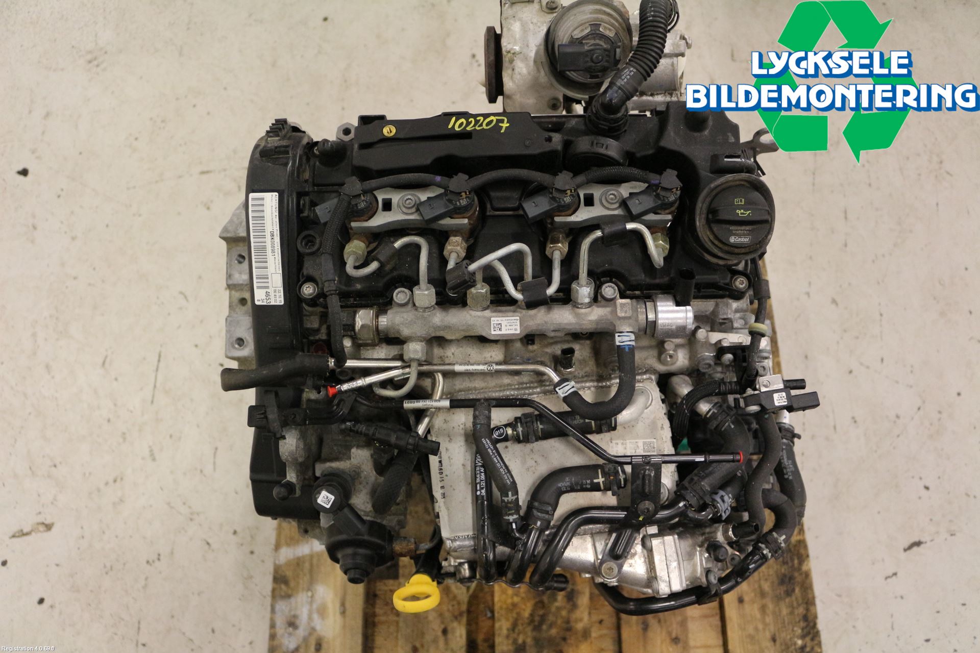 Volkswagen VW GOLF / E-GOLF VII 13-20 Motor Diesel