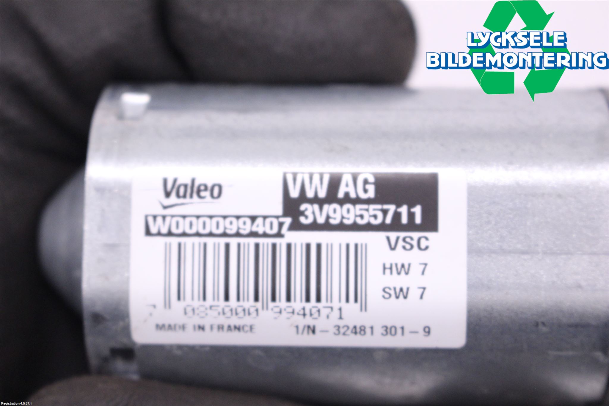 Skoda SUPERB 16-24 Torkarmotor Baklucka