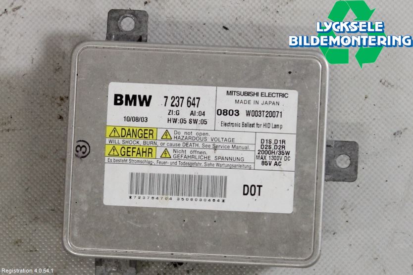 BMW 3 E90/91 SED/TOU 05-12 Styrenhet Strålkastare