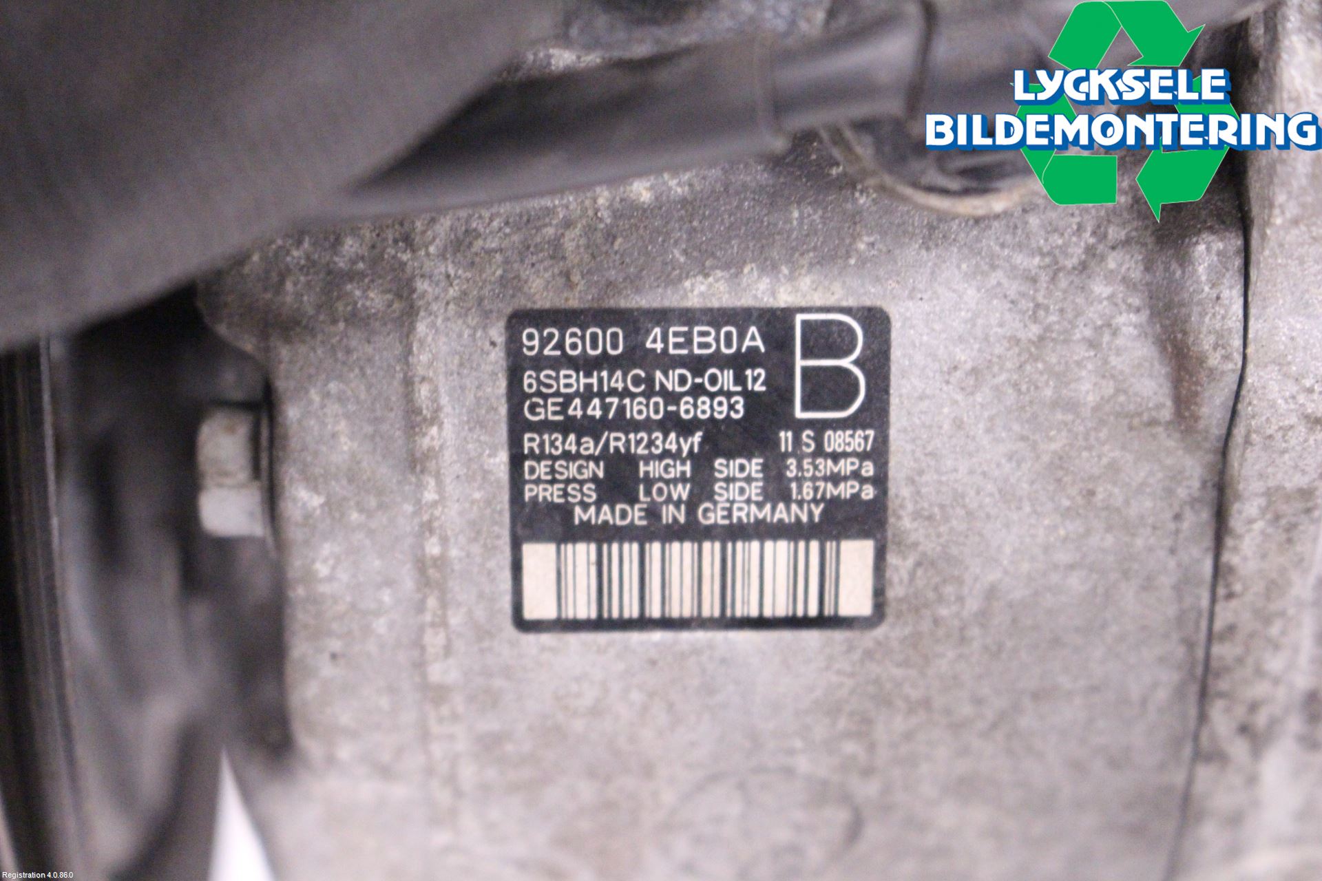 Nissan QASHQAI 14-17 Ac Kompressor