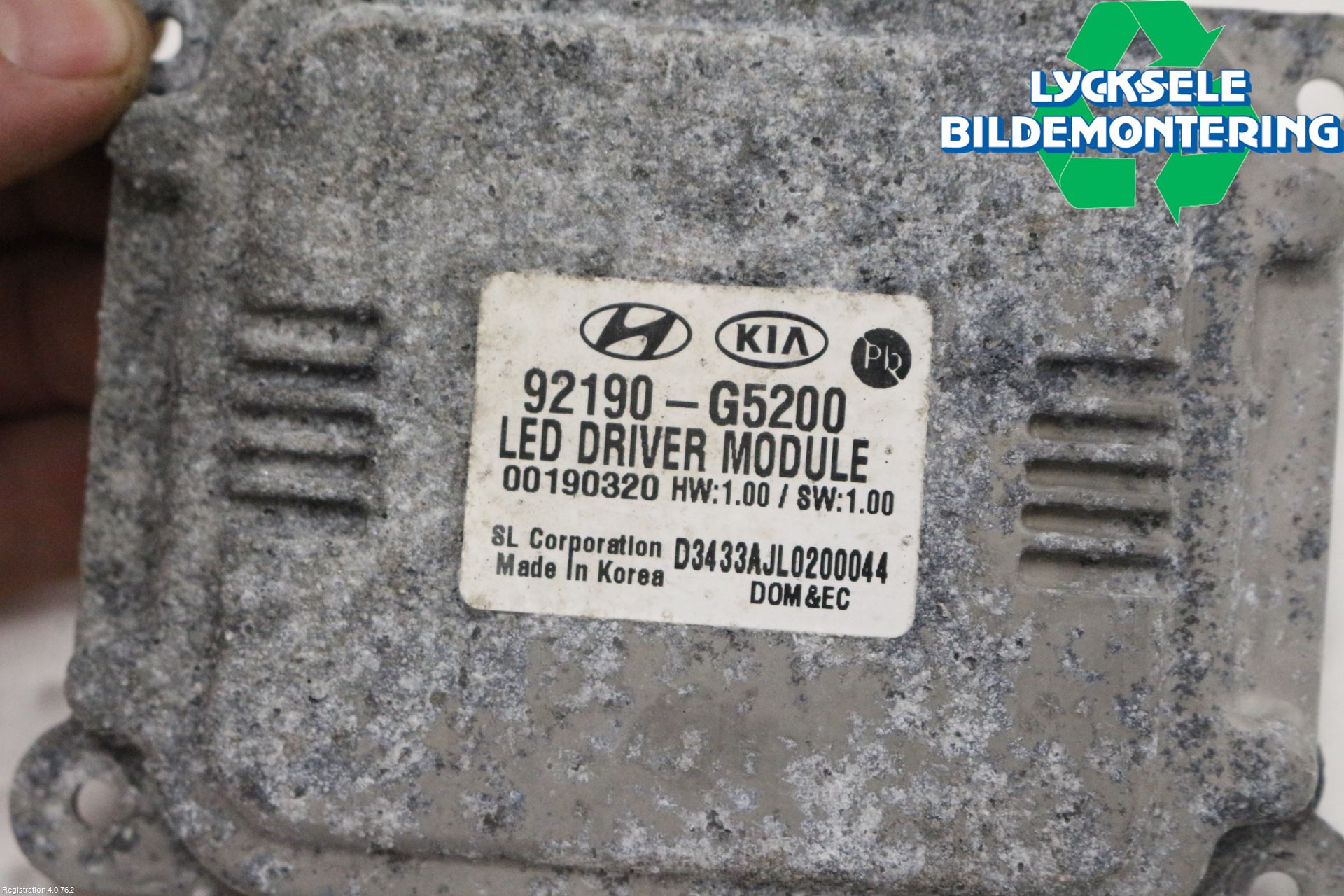 Kia NIRO (DE) 17-22 Styrenhet Strålkastare