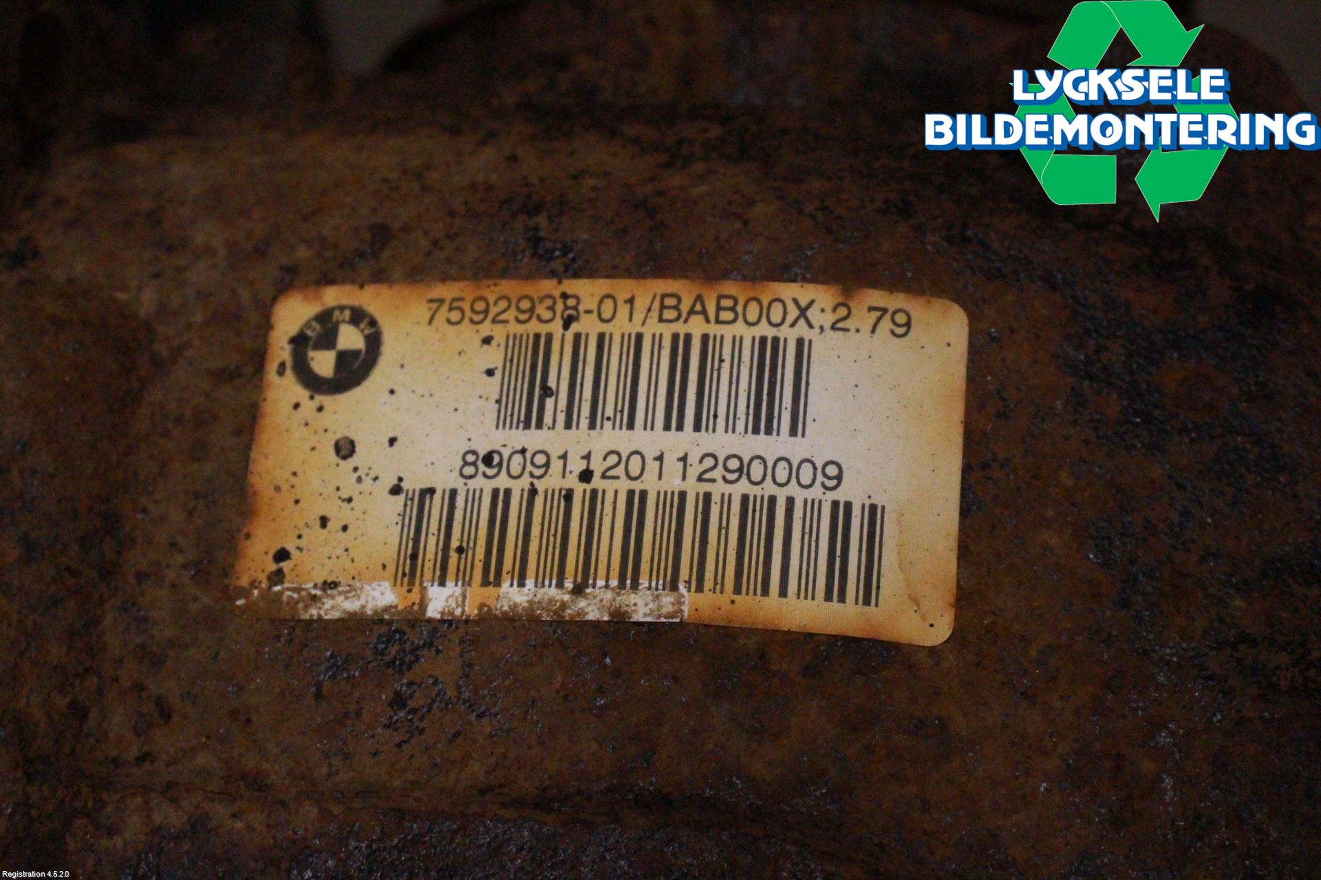 BMW X1 E84 10-15 Bakväxel-Diff