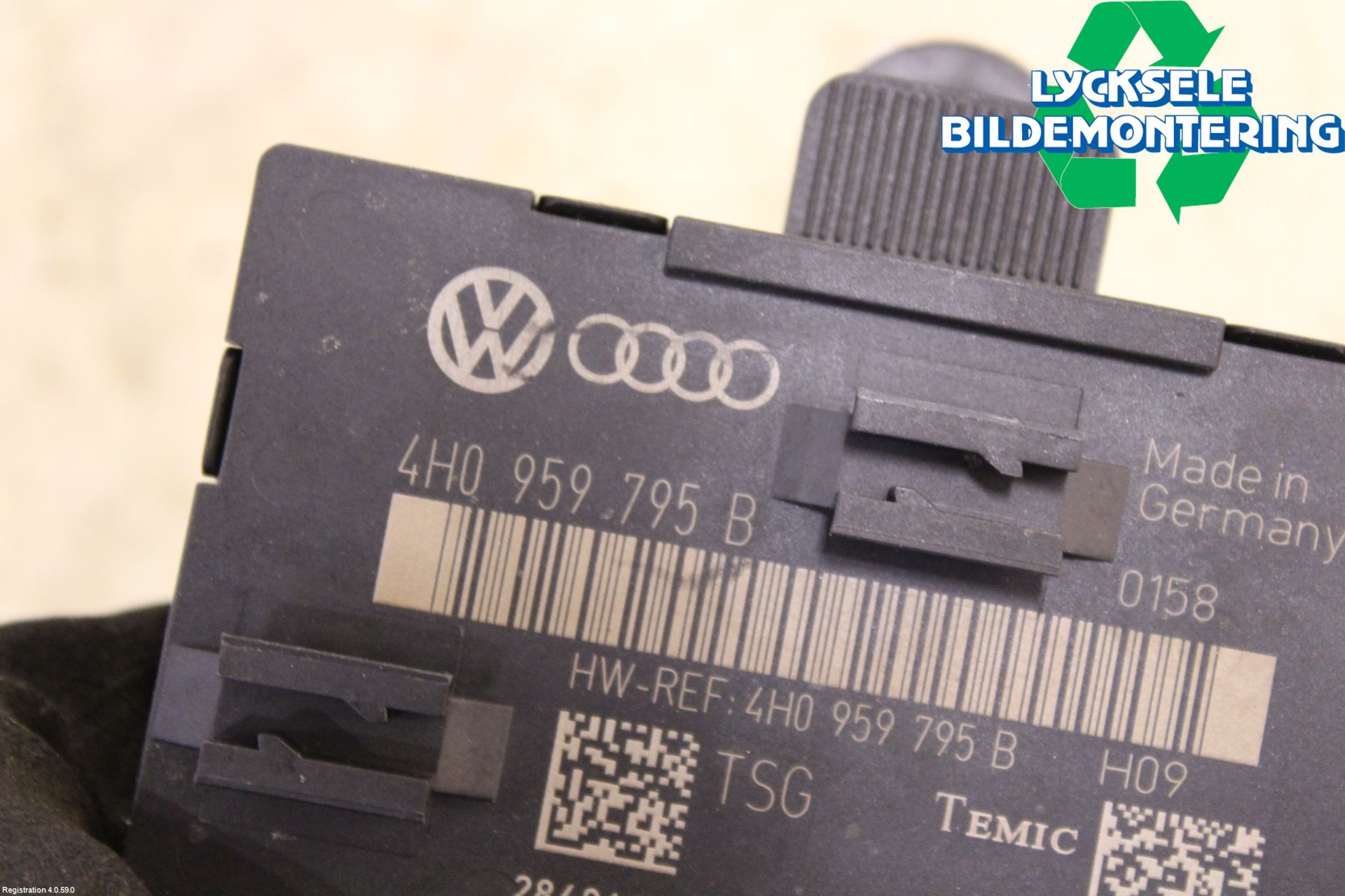 Volkswagen VW TOUAREG 7L 03-10 Styrenhet Dörr