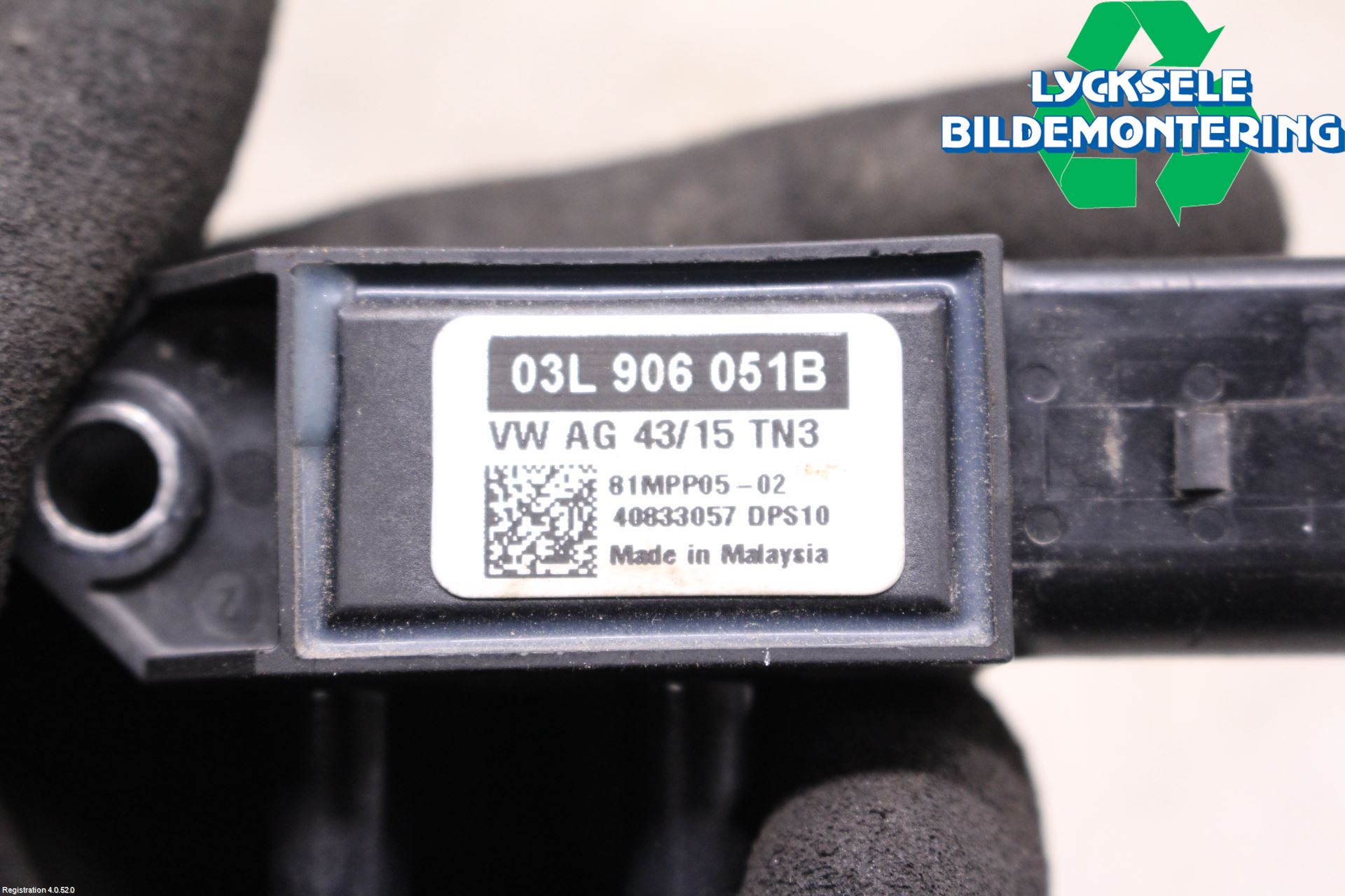 Audi A4/S4 B9 16-19 Givare Temp-Tryck Avgas