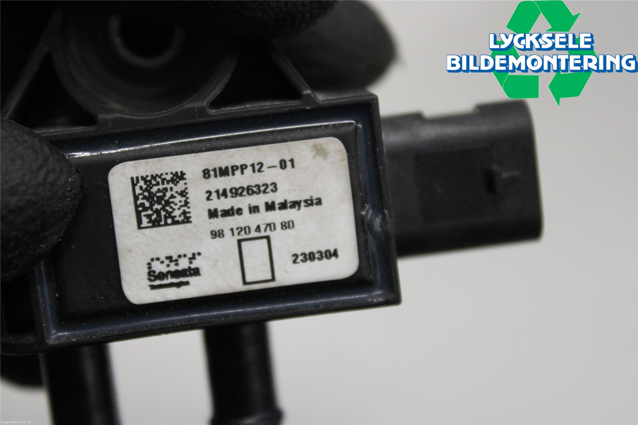 Peugeot 208/E-208 20- Givare Temp-Tryck Avgas